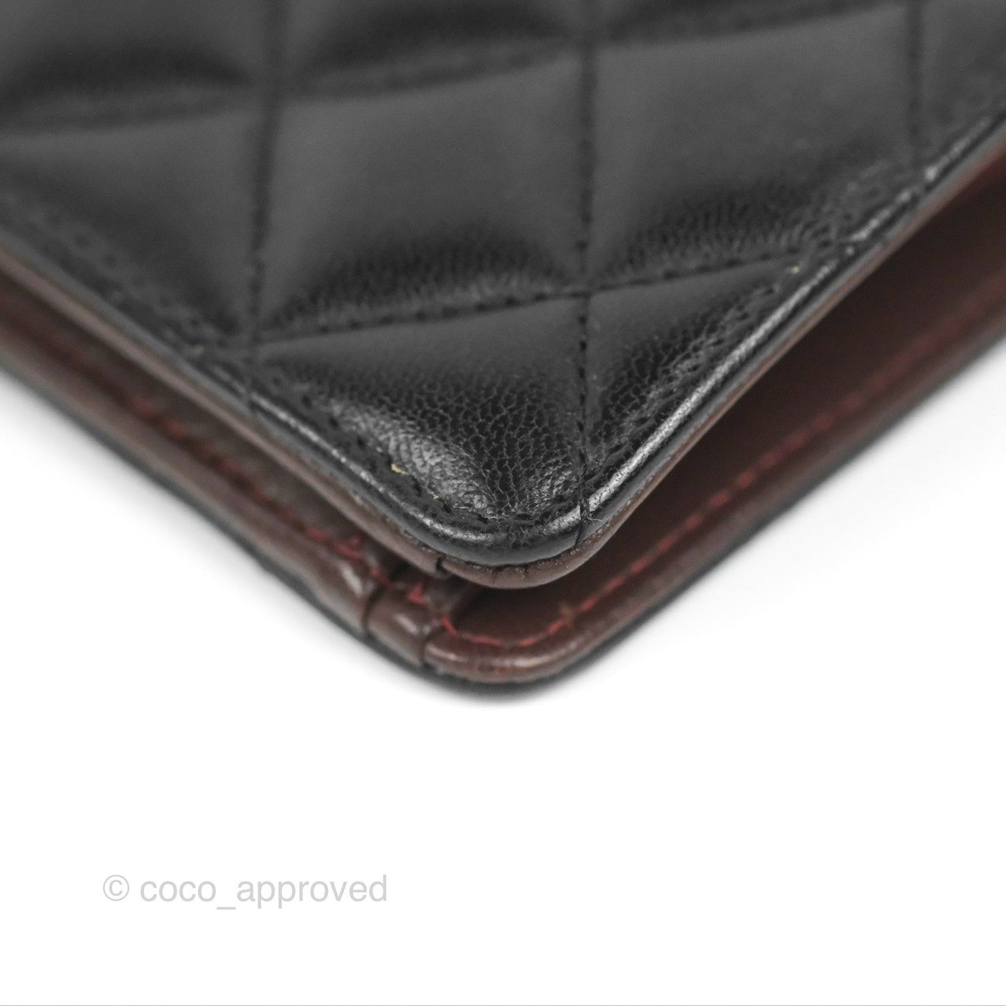 Chanel Classic Long Wallet Quilted Black Lambskin Gold Hardware