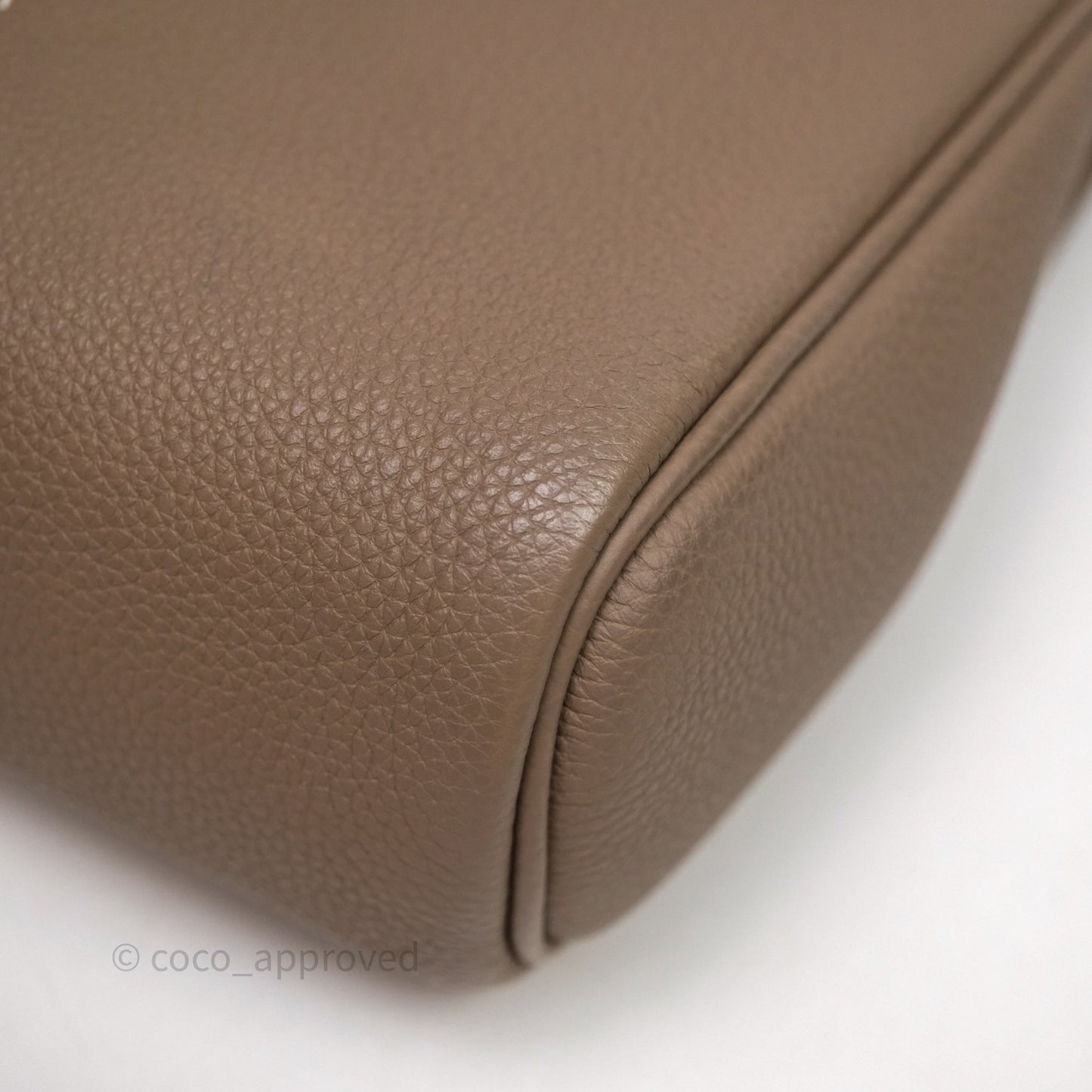 Hermès Hac a Dos PM Backpack Etoupe 18 Togo Palladium Hardware