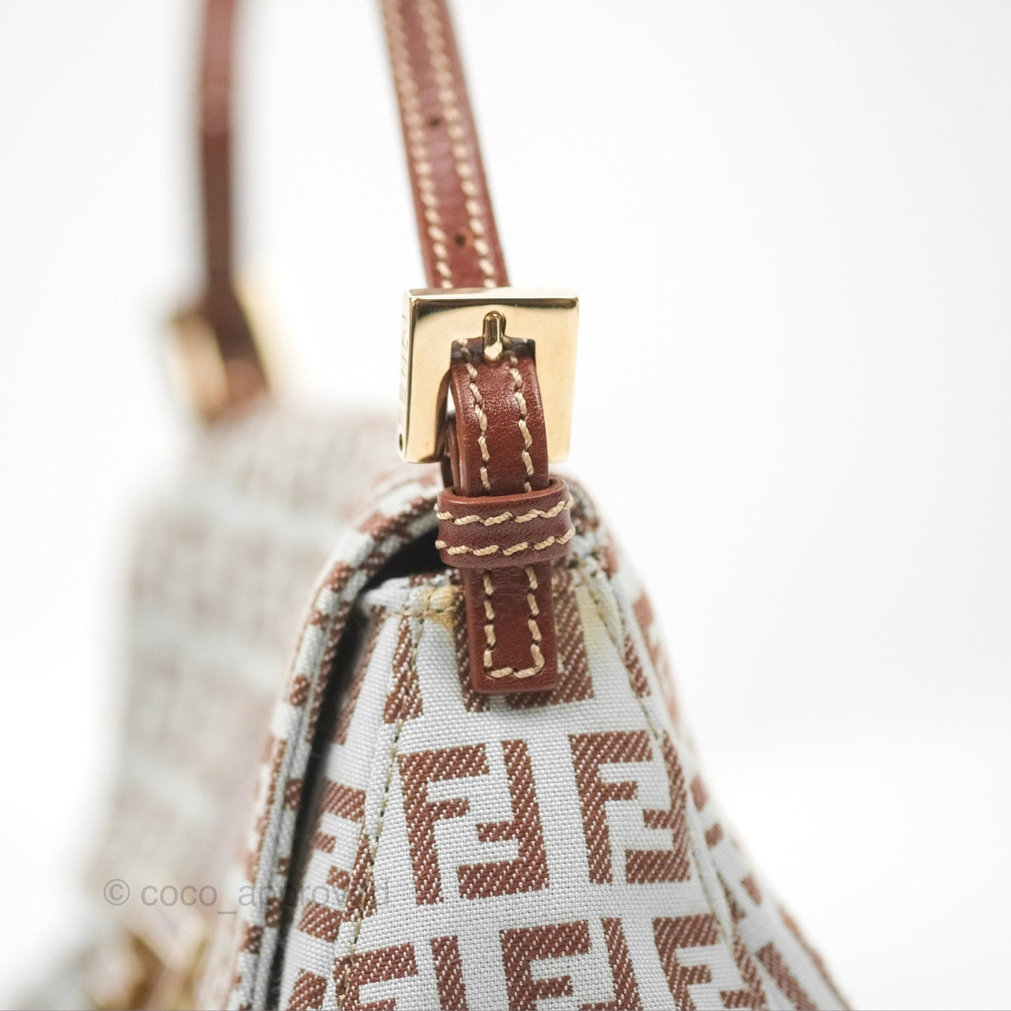 Fendi Zucchino Mamma Baguette Bag
