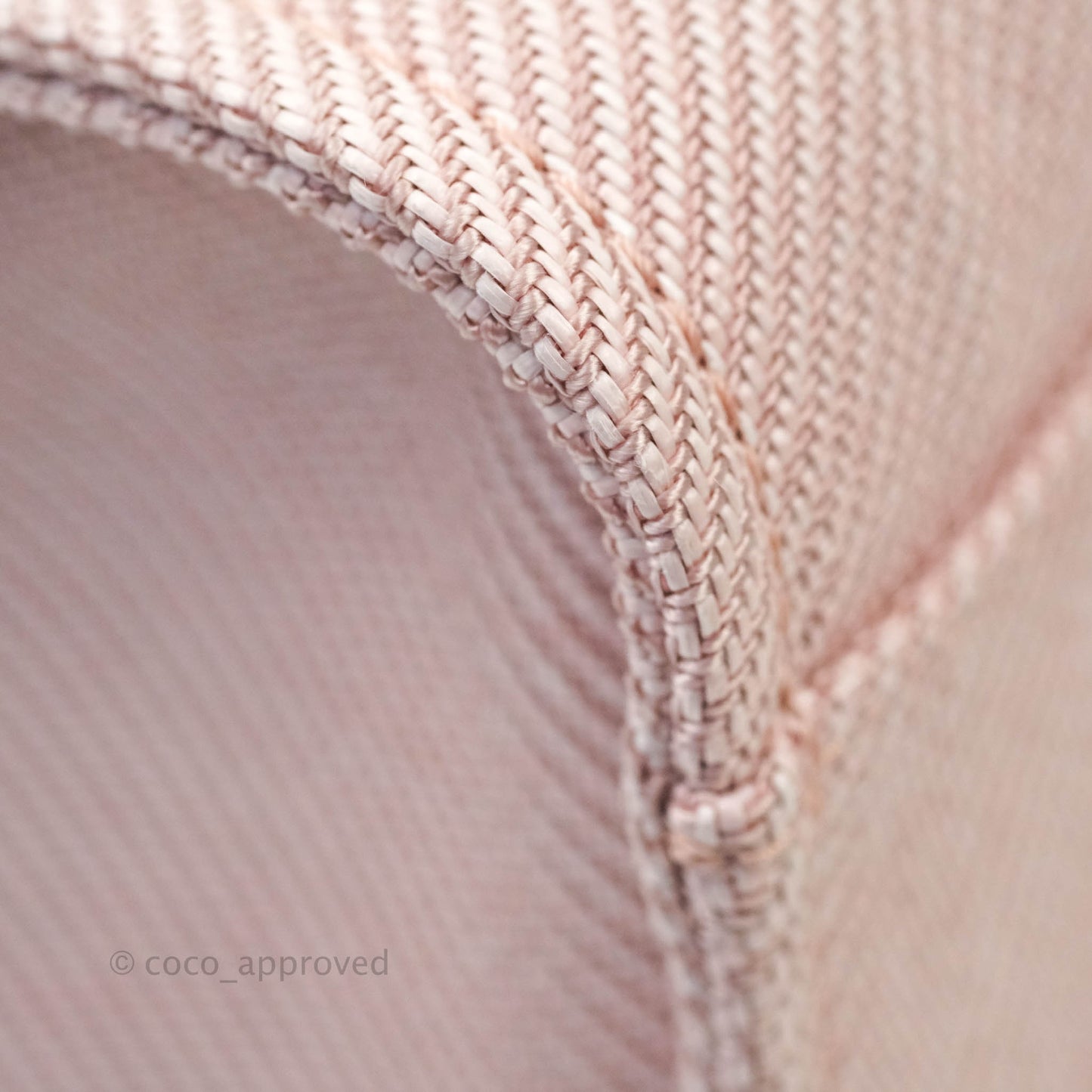 Chanel Large Deauville Pink Canvas 20A