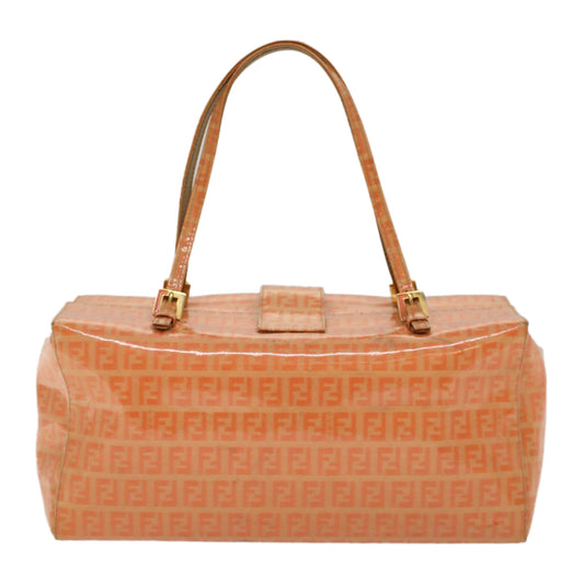 Luxury FendiZucchino Canvas Mamma Baguette Hand Bag Enamel Orange52439