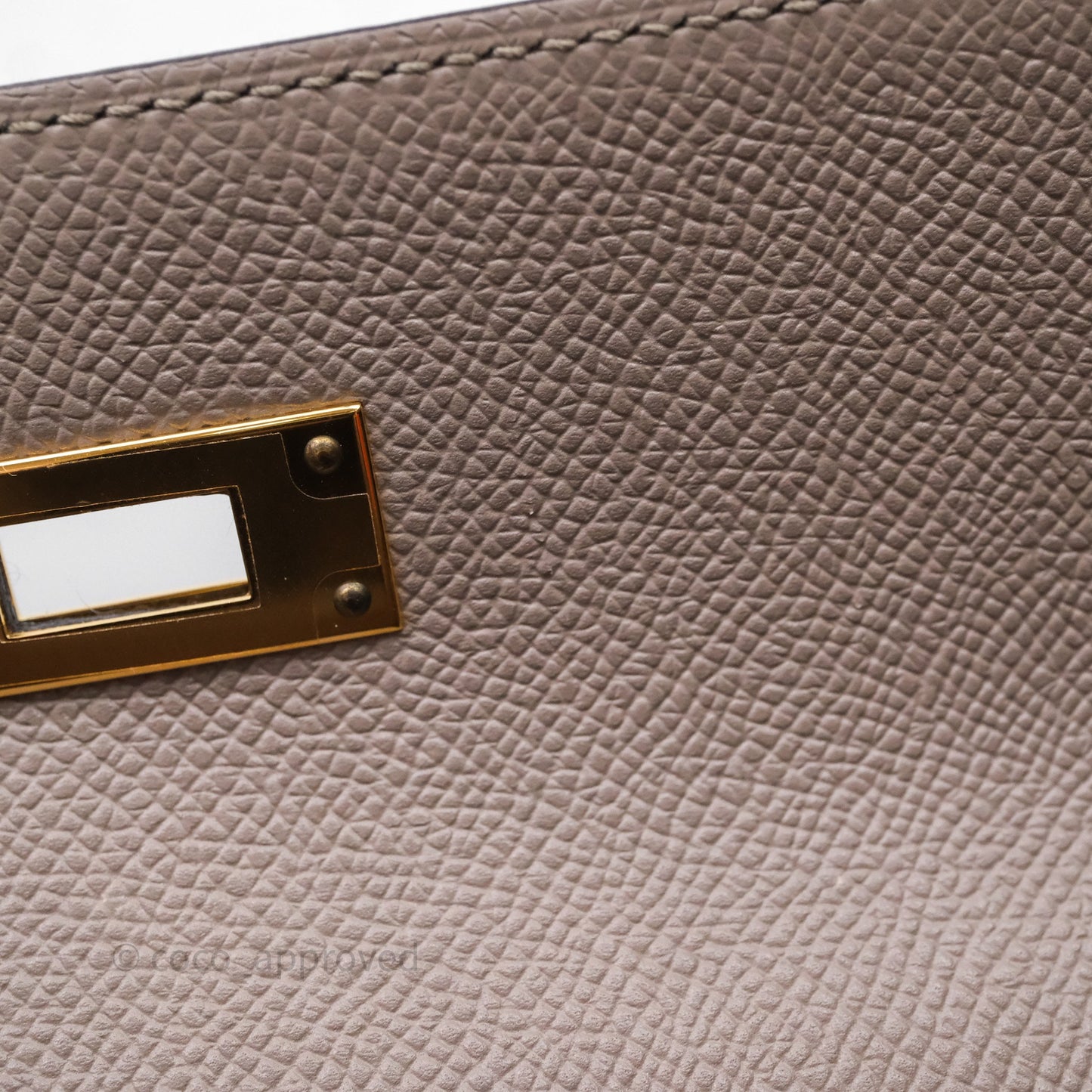 Hermes Kelly 28 Gris Asphalte Epsom Gold Hardware