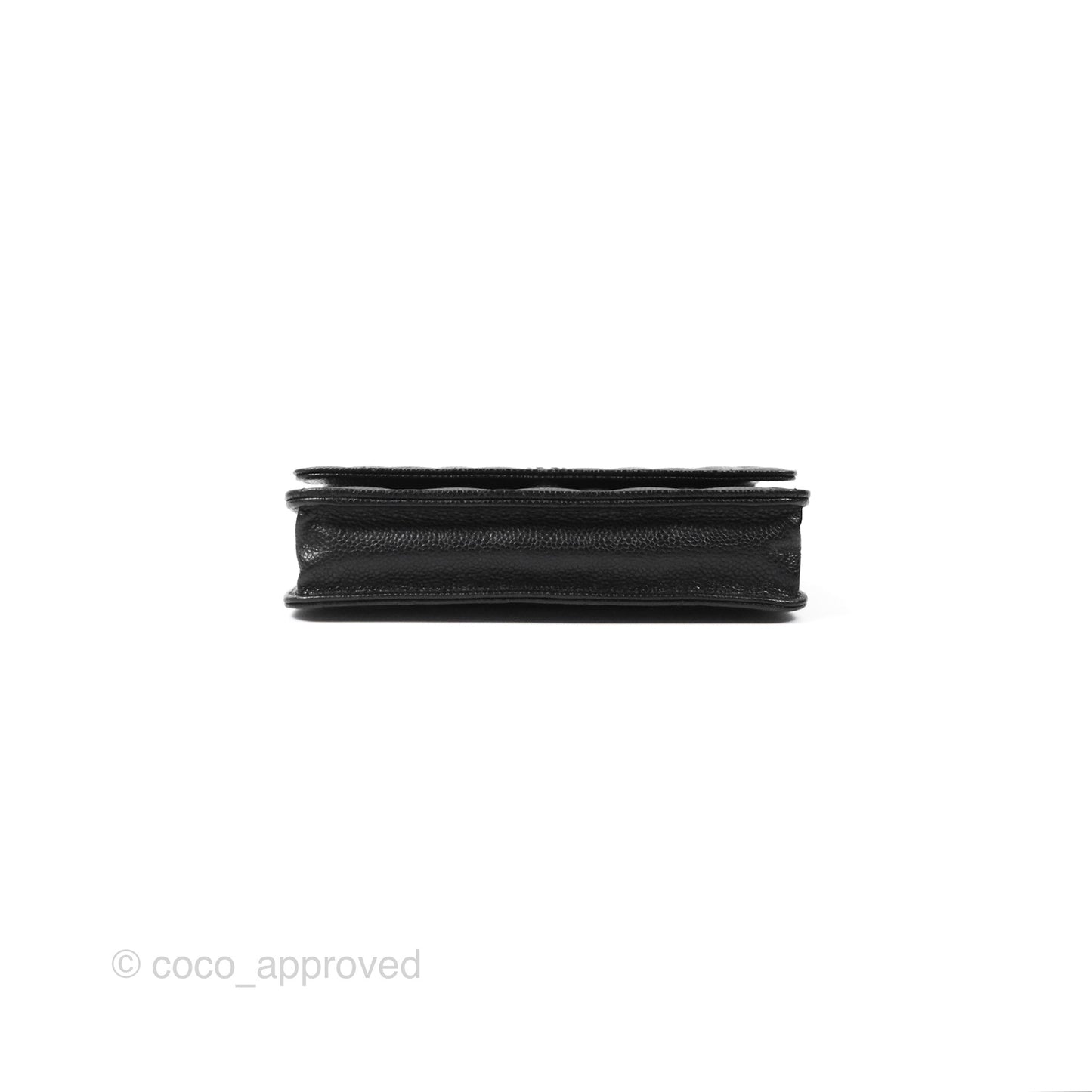 Chanel Quilted Classic WOC Black Caviar Silver Hardware