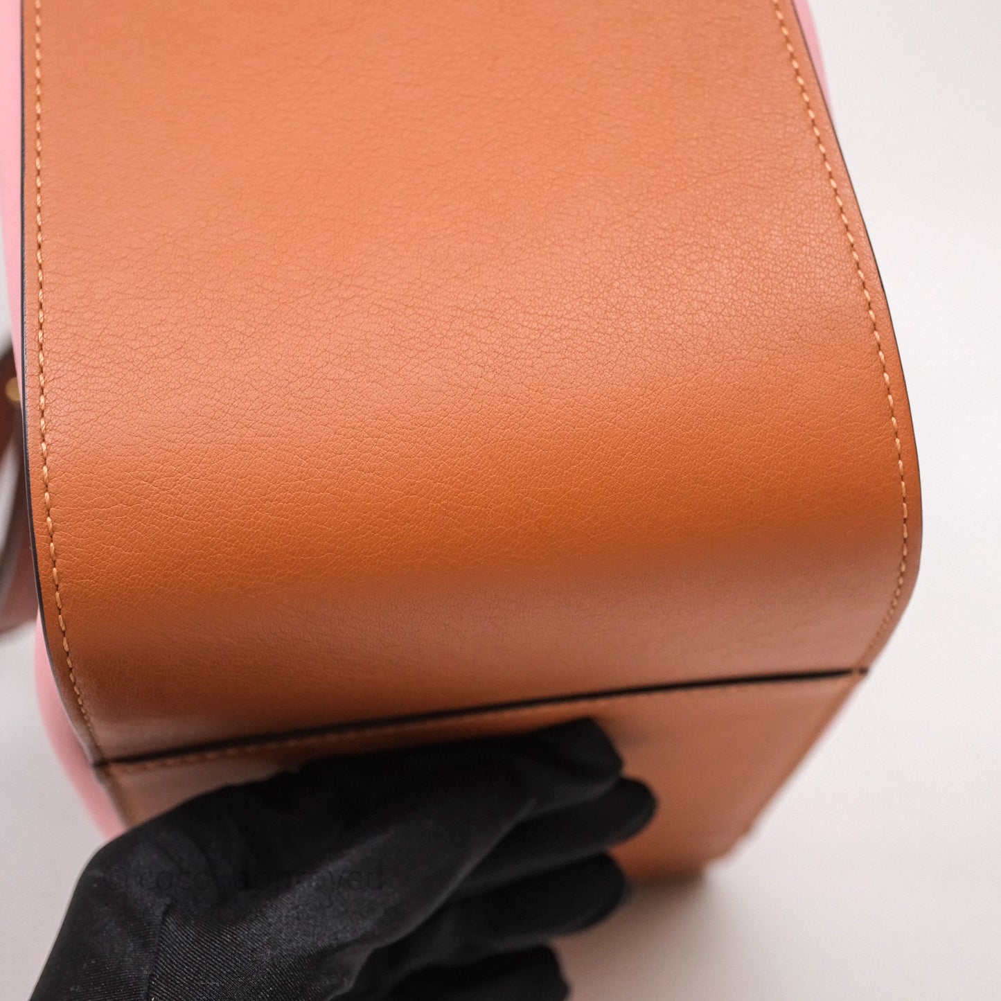 Loewe Small Hammock Shoulder Bag Pink Tan