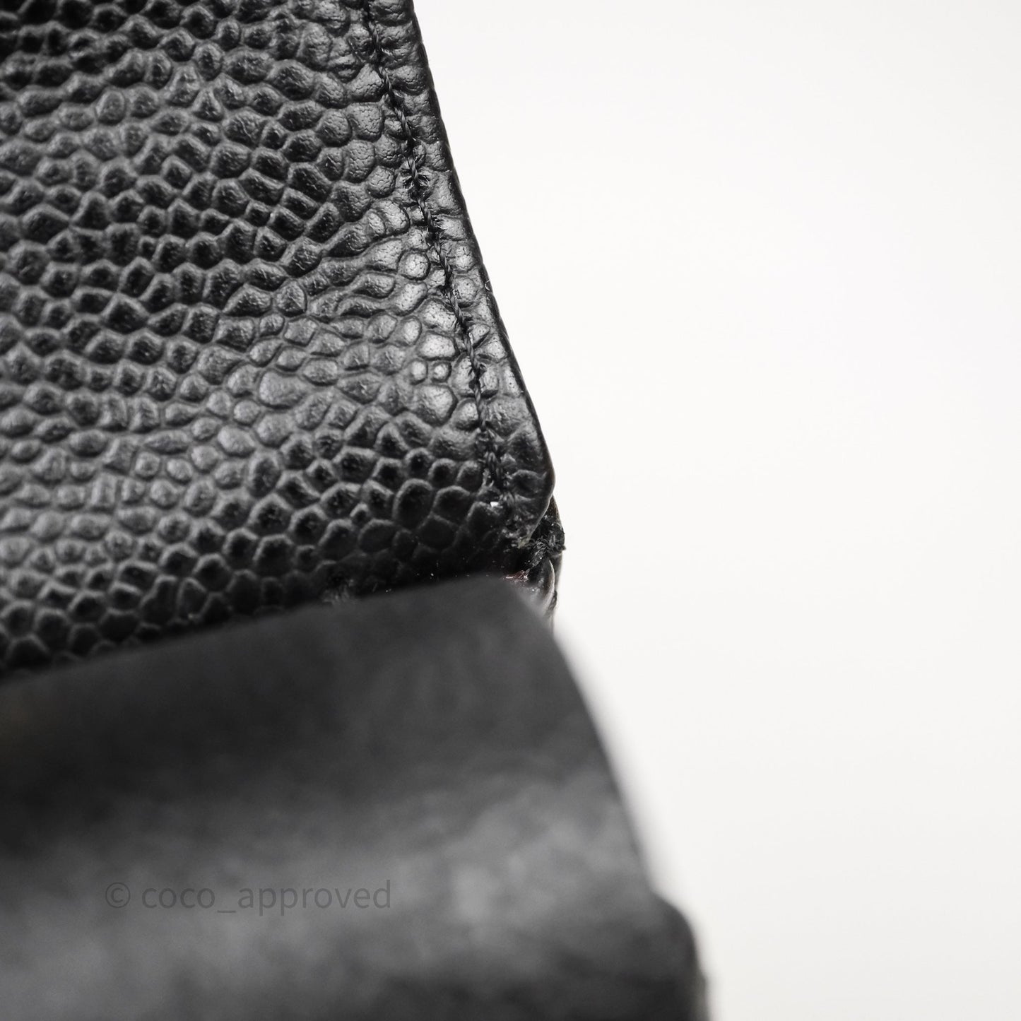 Chanel Medium Classic Flap Quilted Black Caviar Gold Hardware