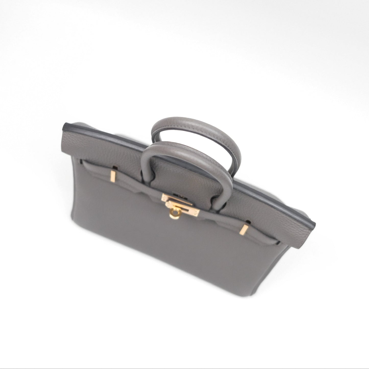 Hermès Birkin 25 Retourne Etain 8F Togo Rose Gold Hardware