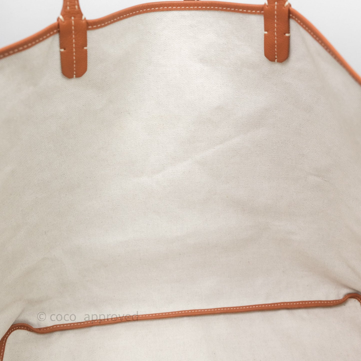 Goyard St Louis Tote GM Tan Black