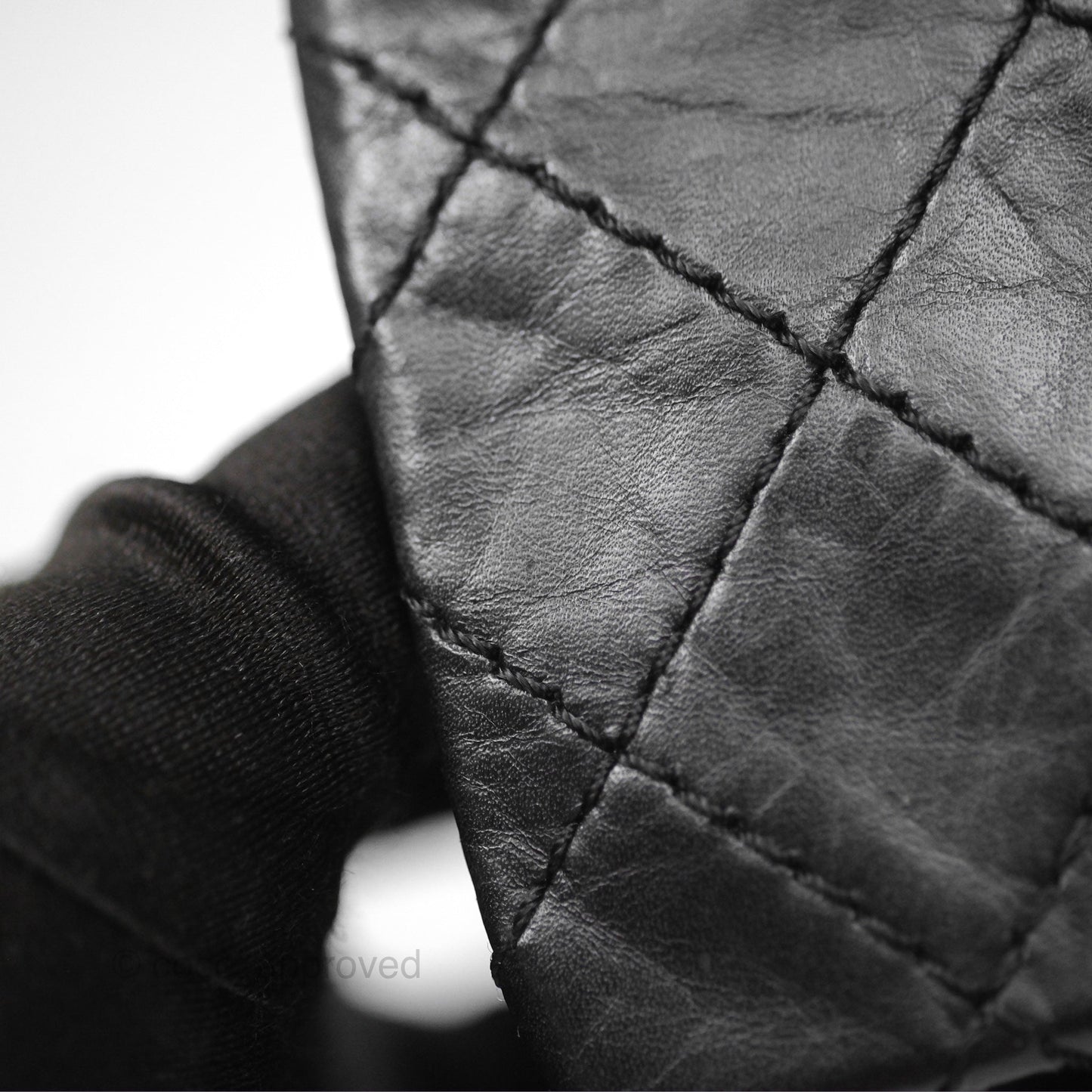Chanel Reissue 225 Quilted Black Aged Calfskin Aged Gold Hardware