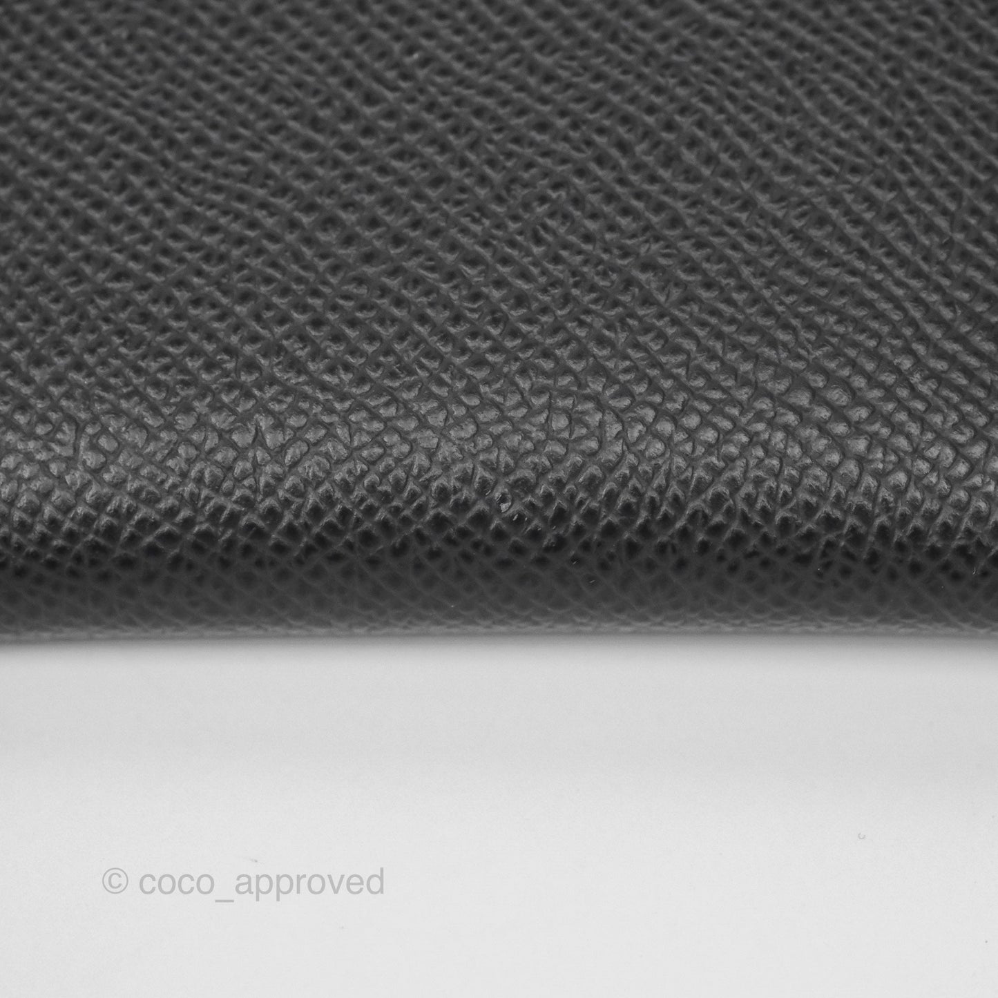 Hermès Calvi Duo Compact Card Holder Graphite 88 Epsom