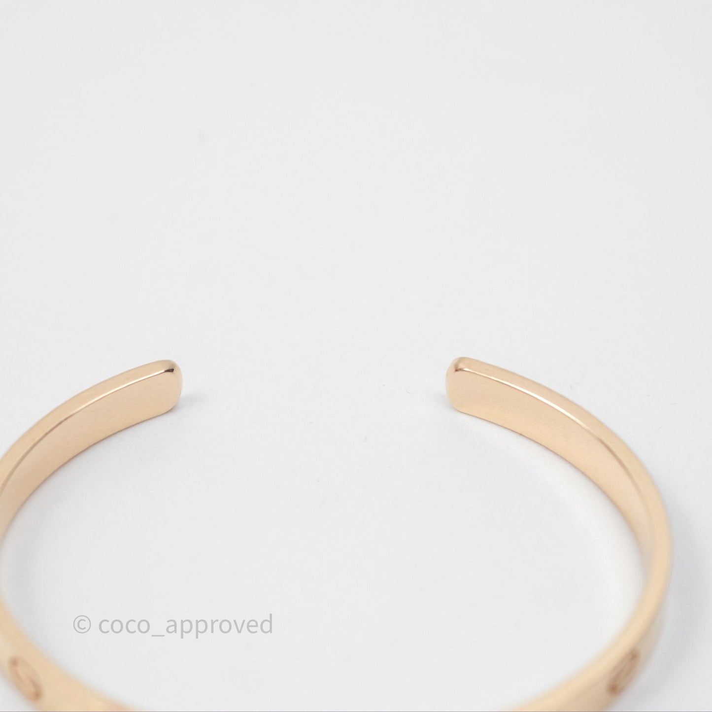 Cartier Love Bracelet Open Classic Model Rose Gold