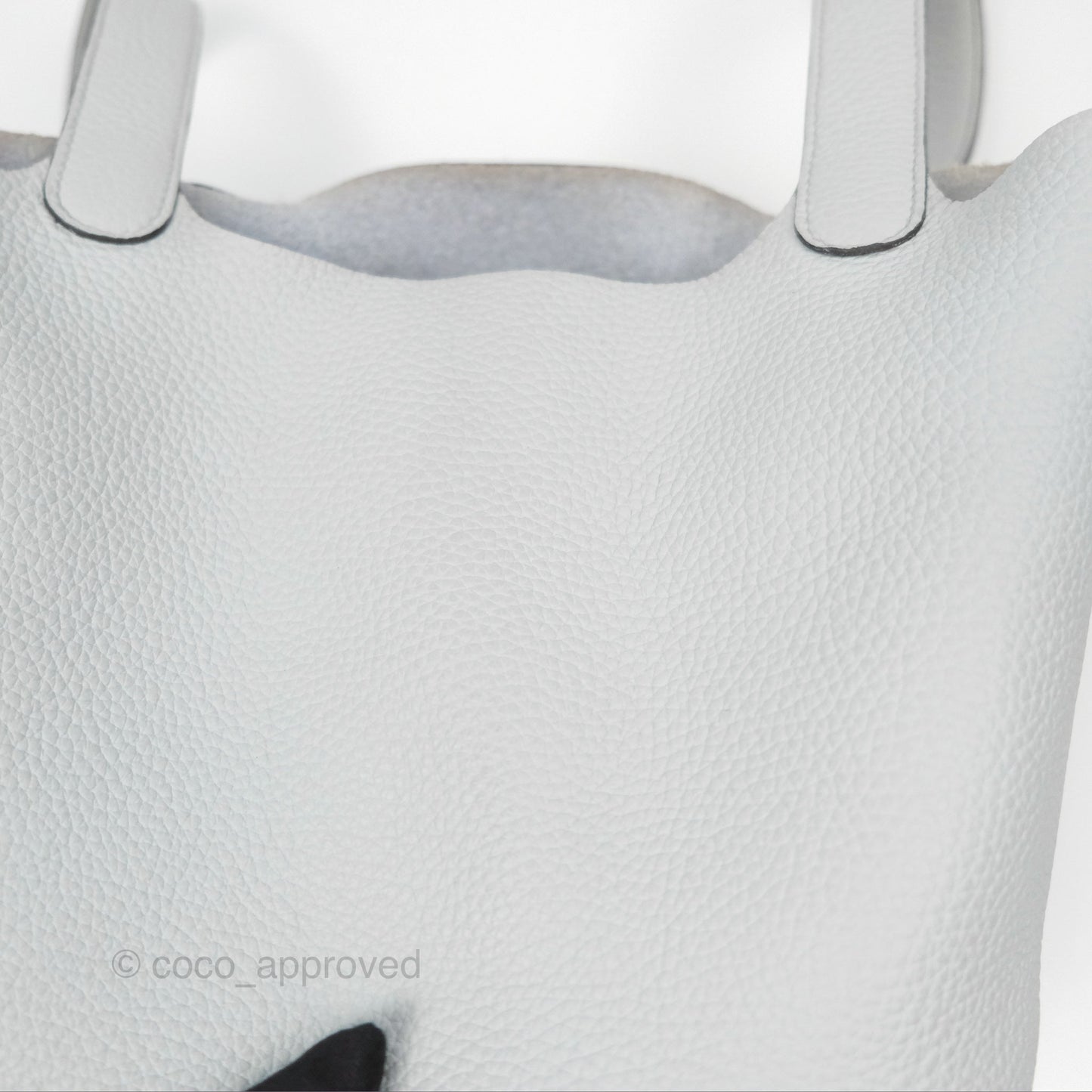 Hermès Picotin Lock 18 Bleu Pale Taurillon Clemence Palladium Hardware