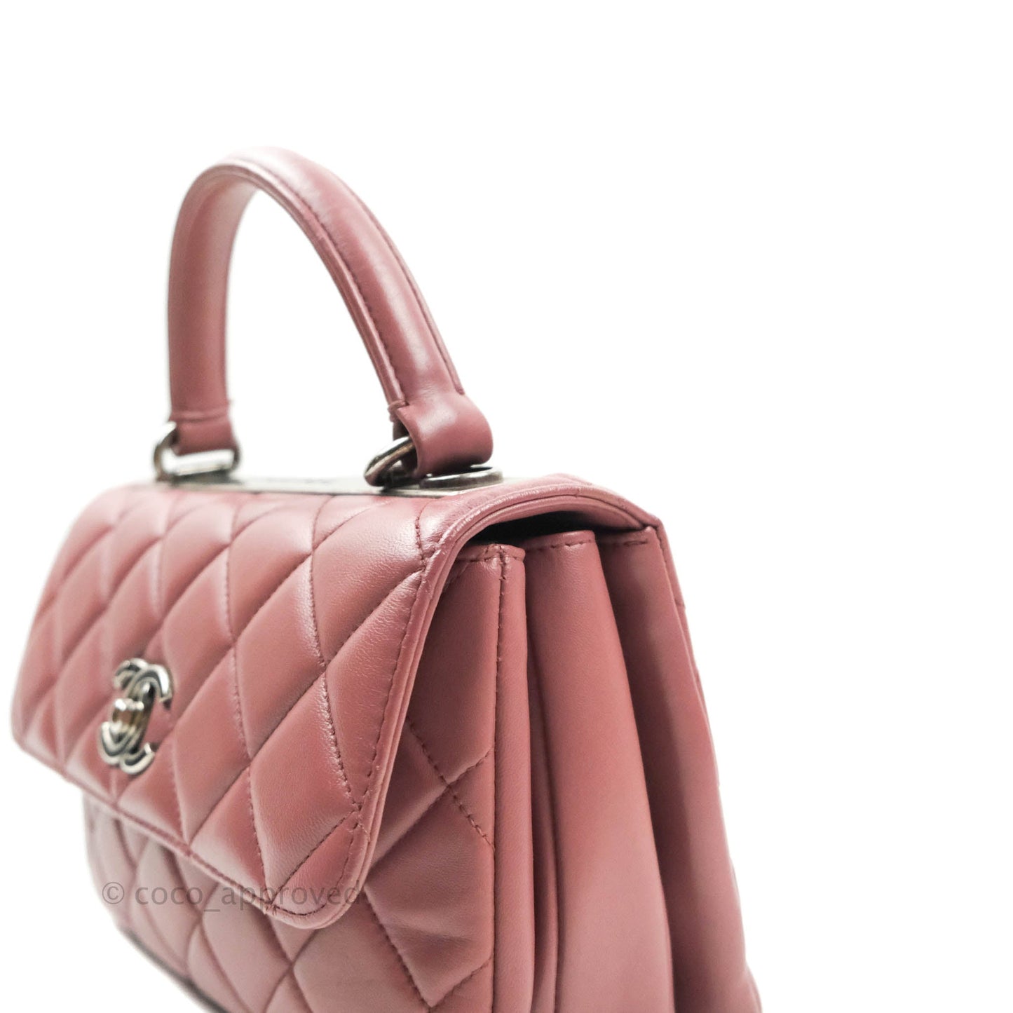 Chanel Trendy CC Small Mauve Pink Lambskin Ruthenium Hardware