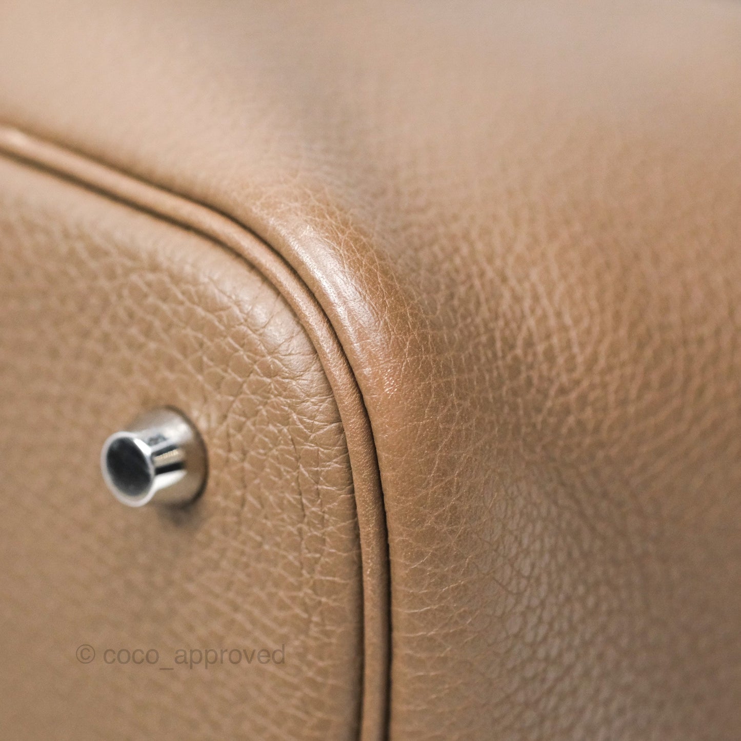 Hermès Picotin Lock 22 Etoupe Clemence Palladium Hardware