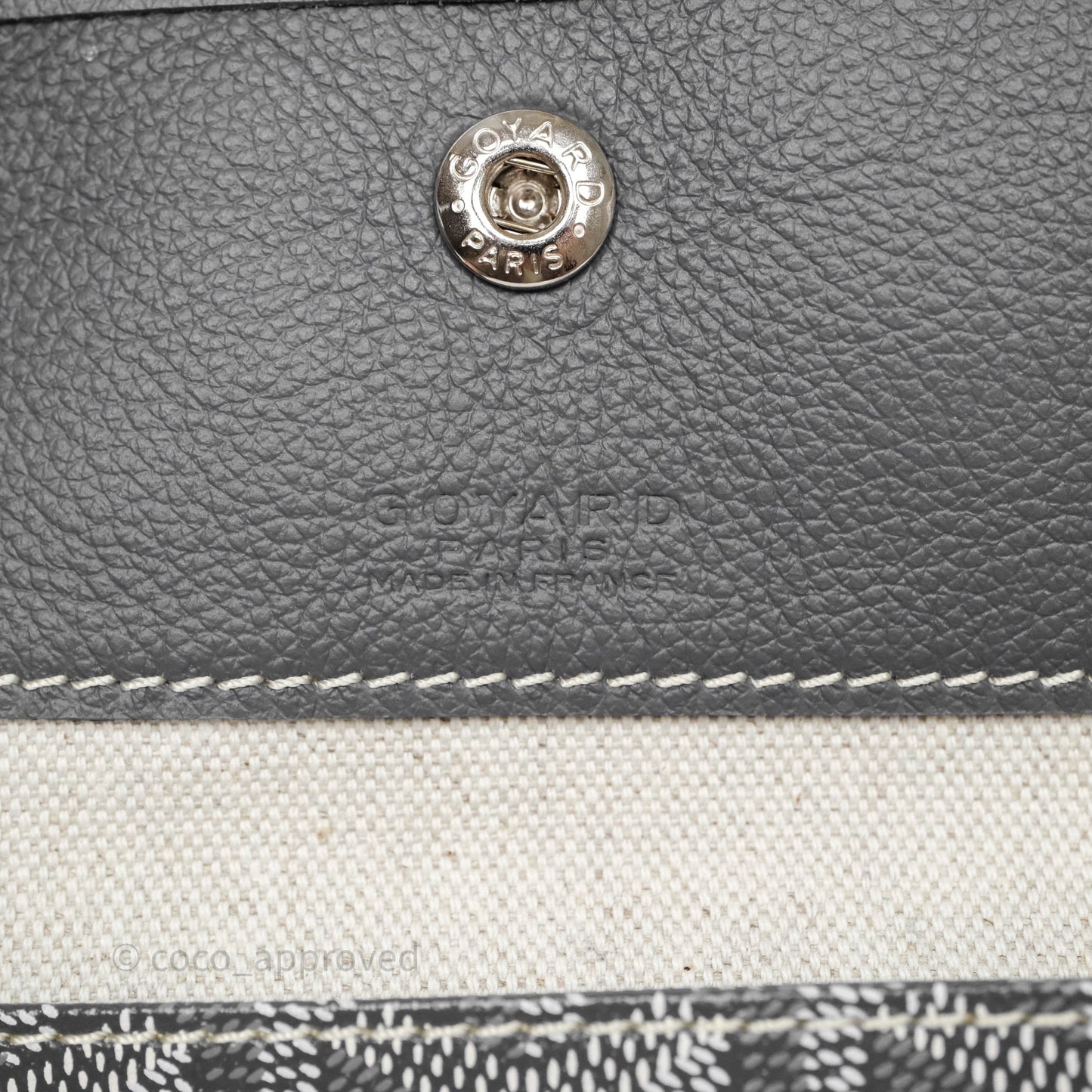 Goyard Bohème Hobo Bag Grey Goyardine Canvas