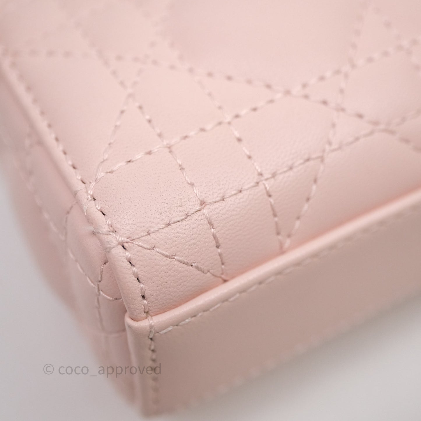 Dior Micro Lady D-Joy Bag Powder Pink Cannage Lambskin
