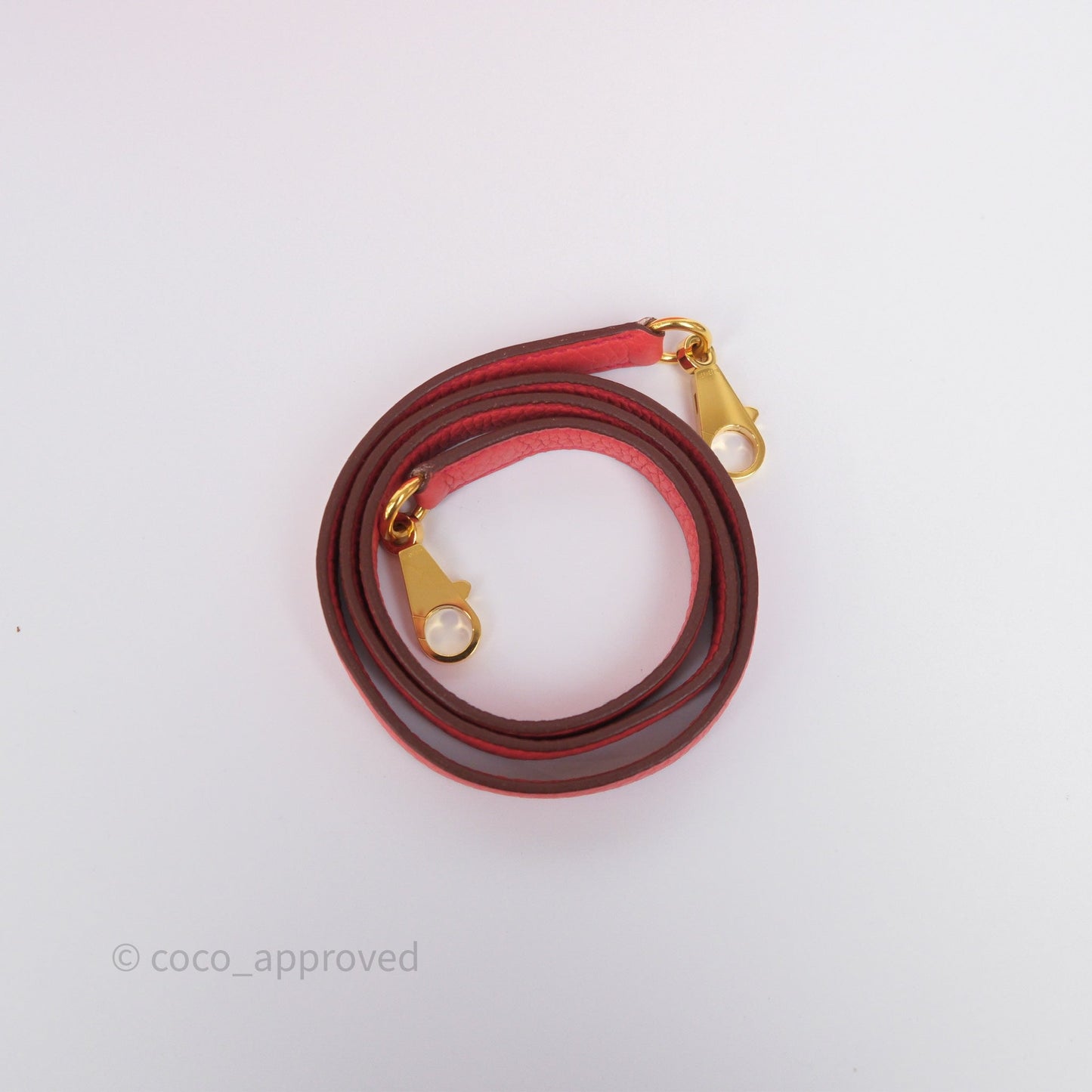 Hermès Kelly 28 Rose Jaipur Retourne Togo Gold Hardware