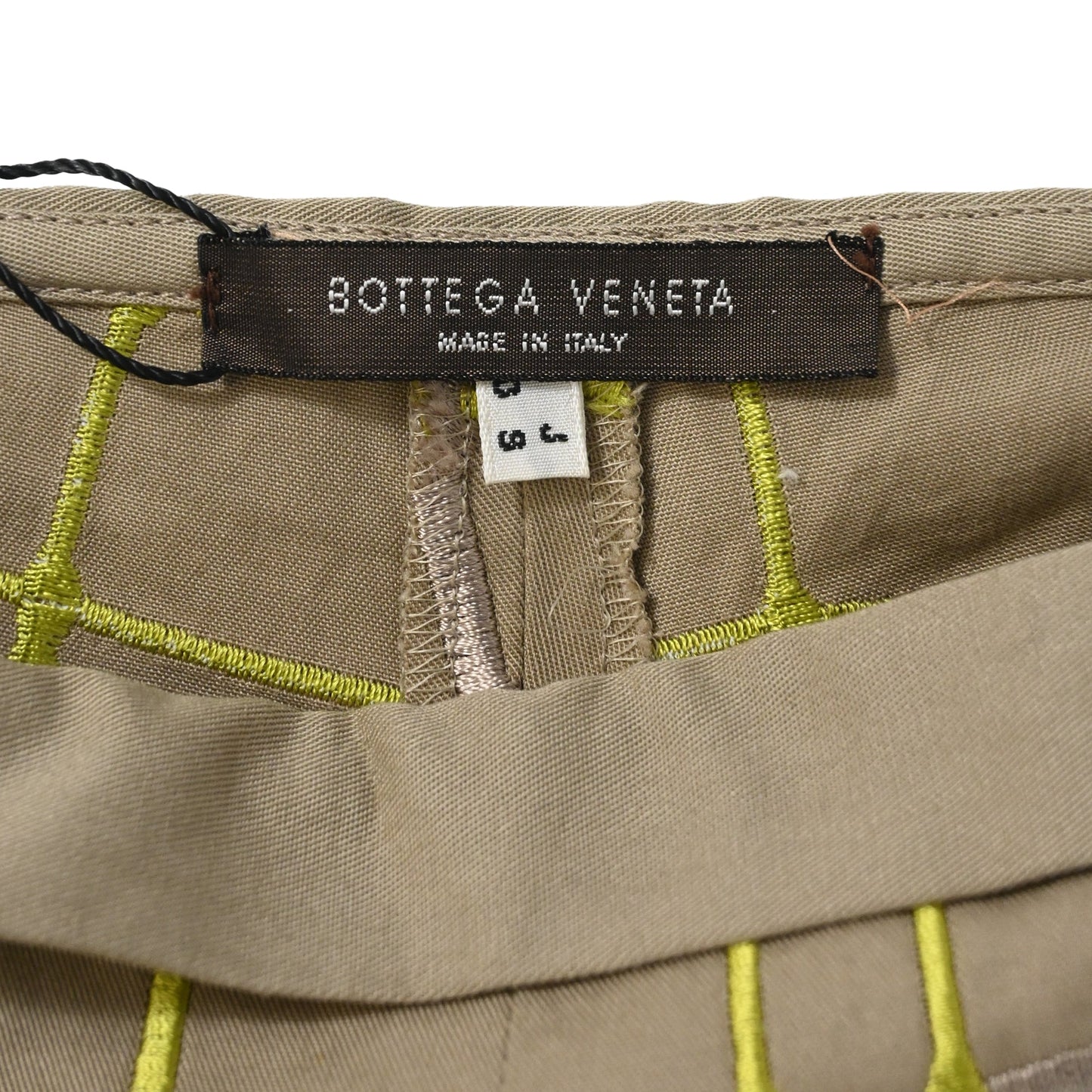 Luxury Bottega Veneta Embroidered Short in Brown Cotton