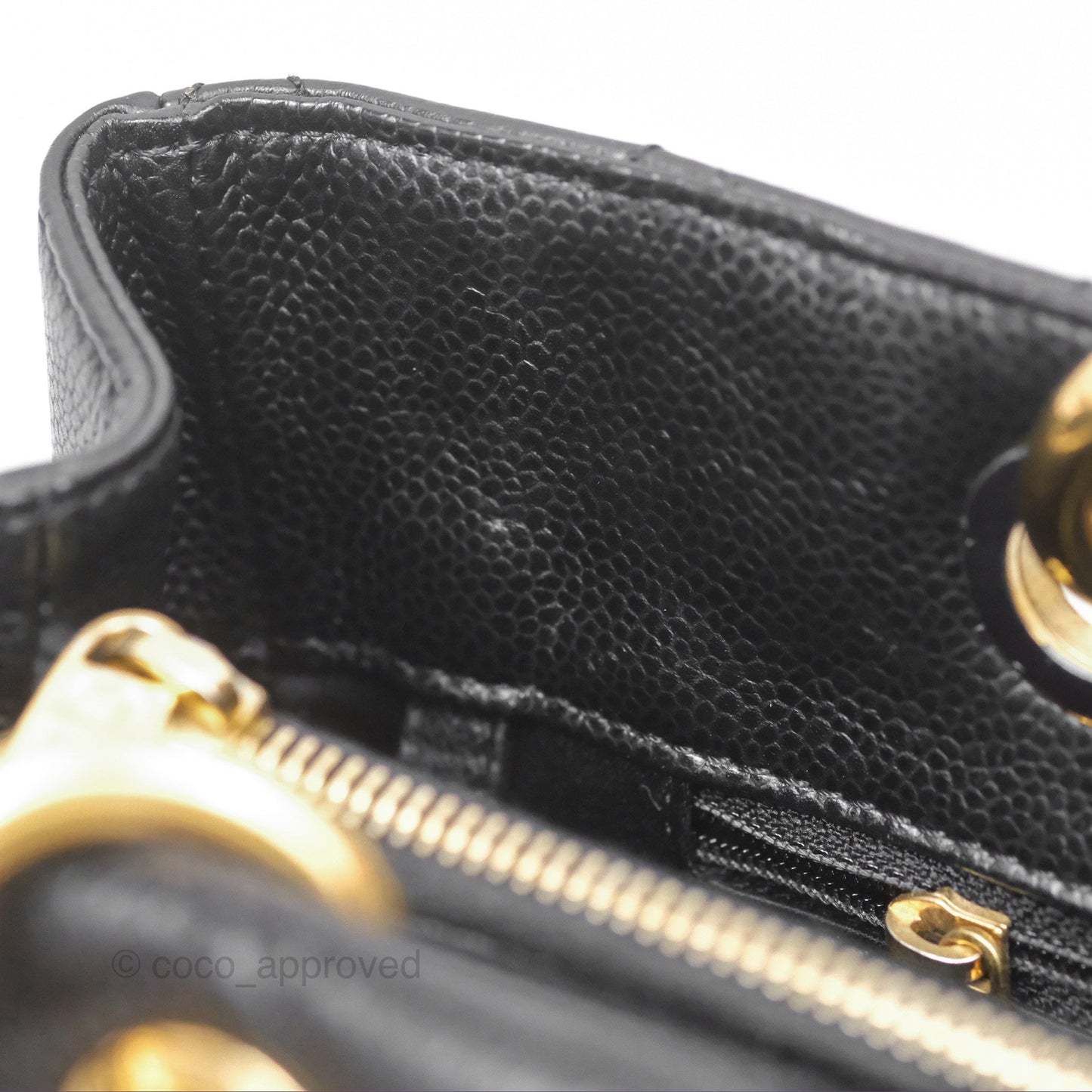 Chanel GST Black Caviar Gold Hardware