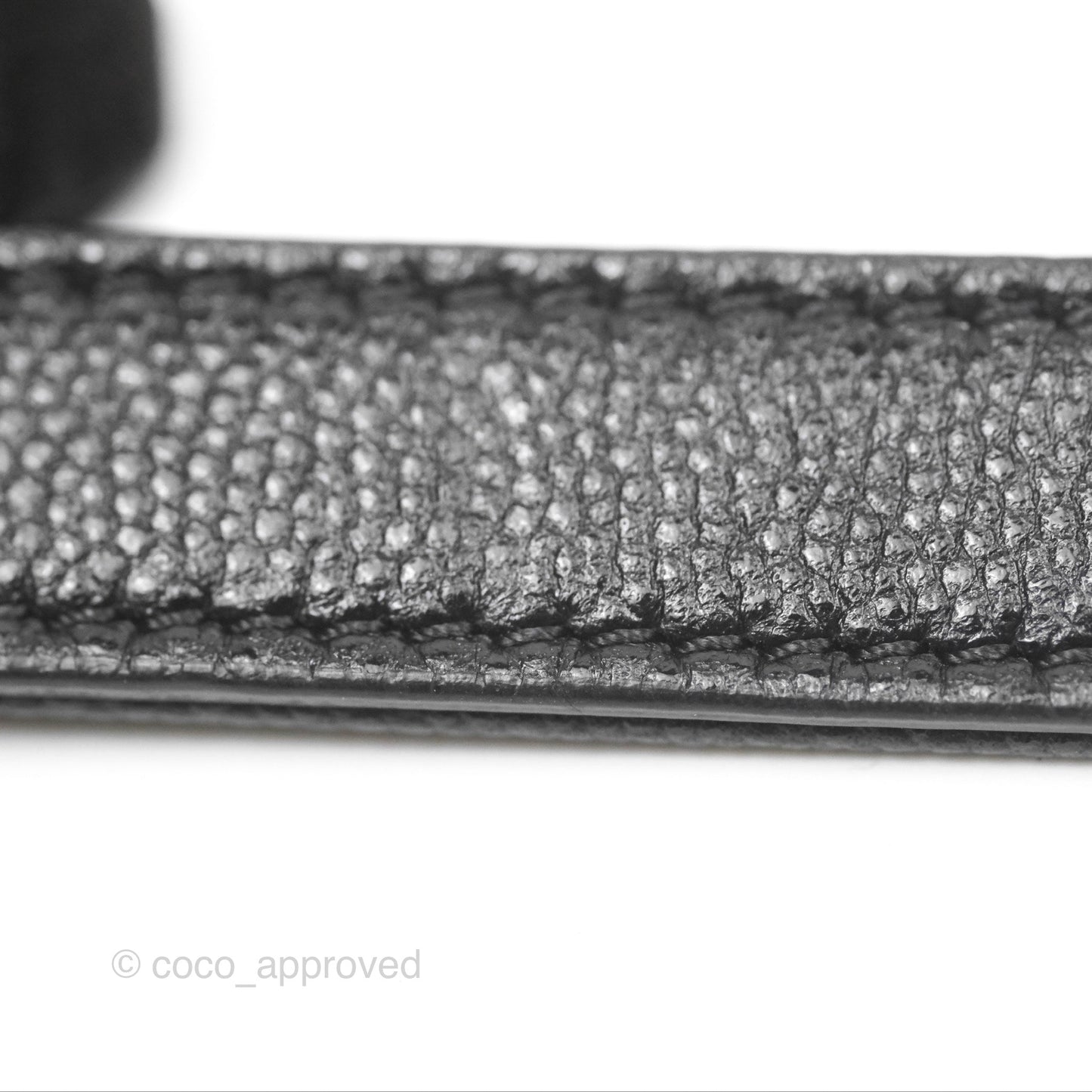 Chanel Bracelet On Chain Flap Bag Flat Quilted Black Caviar Aged Gold Hardware