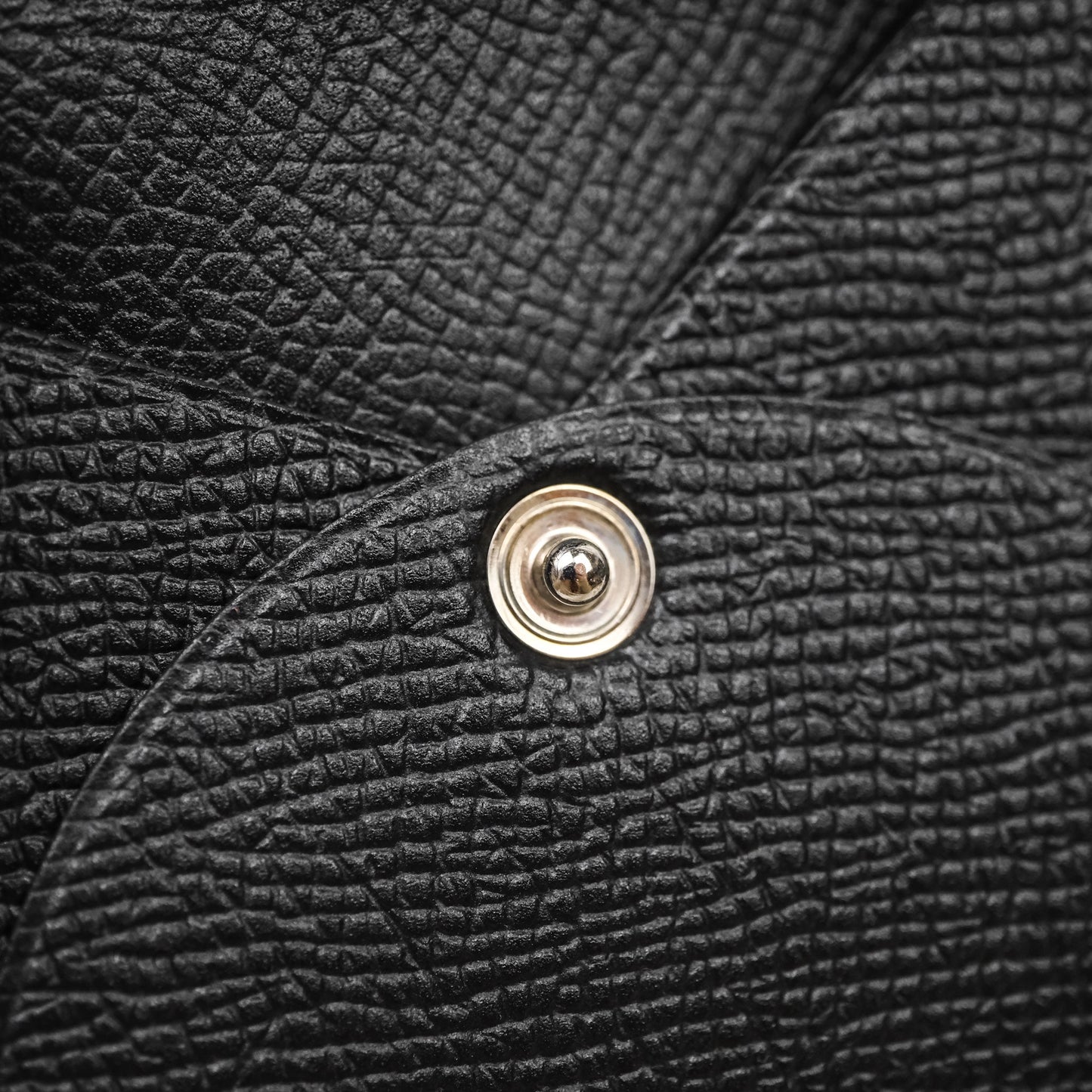 Hermes Bastia Change Purse Noir Epsom
