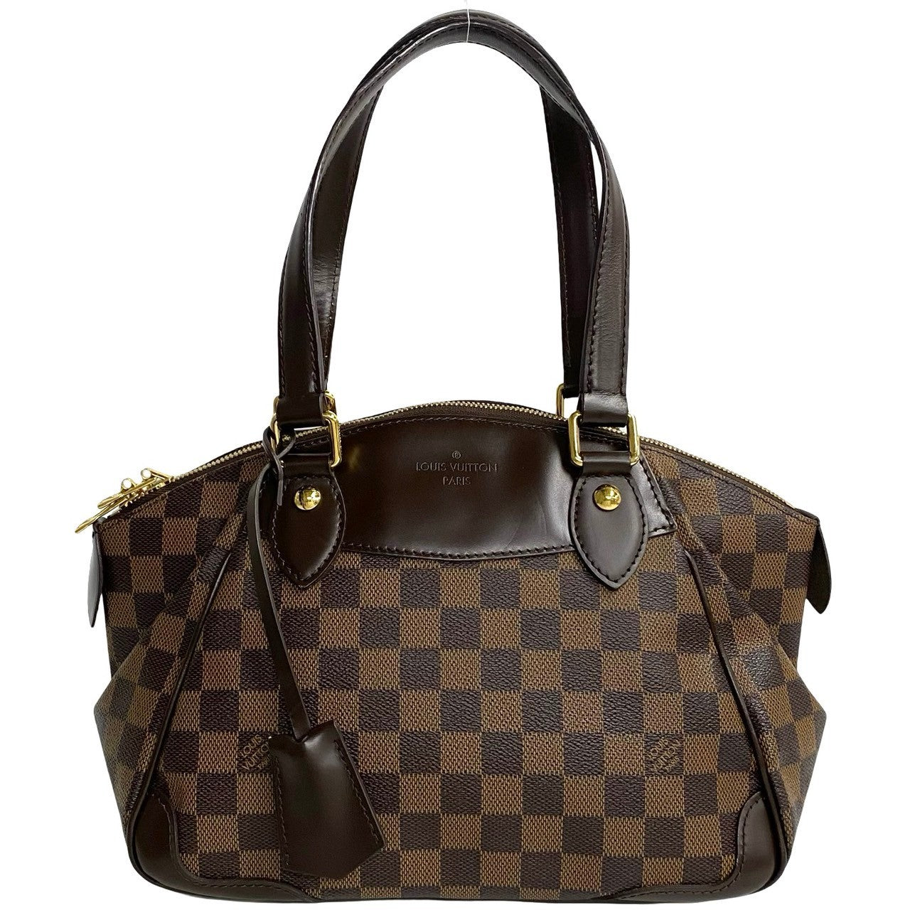 LOUIS VUITTON Handbag PVC Brown Damier Verona PM