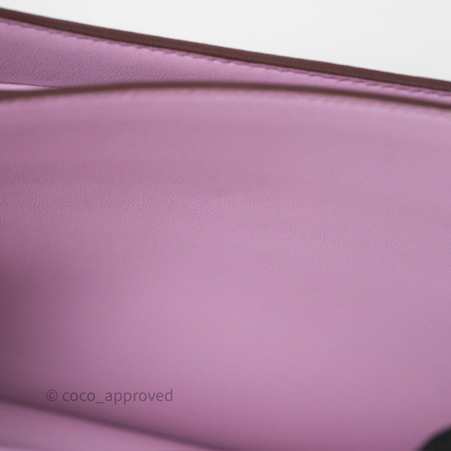 Hermès Constance Mini 18cm Mauve Sylvestre X9 Chevre Mysore Palladium Hardware
