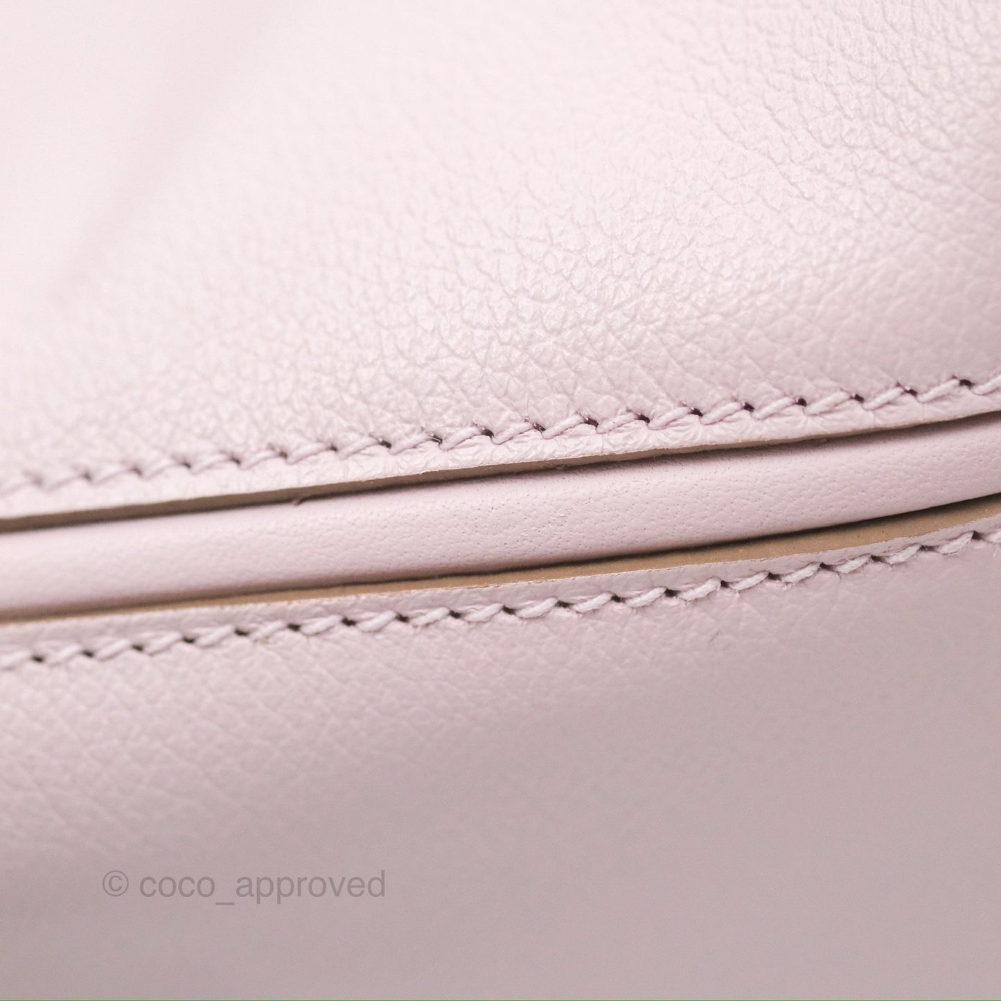Hermès 24/24 21 Mini Mauve Pale Evercolor/Swift Palladium Hardware