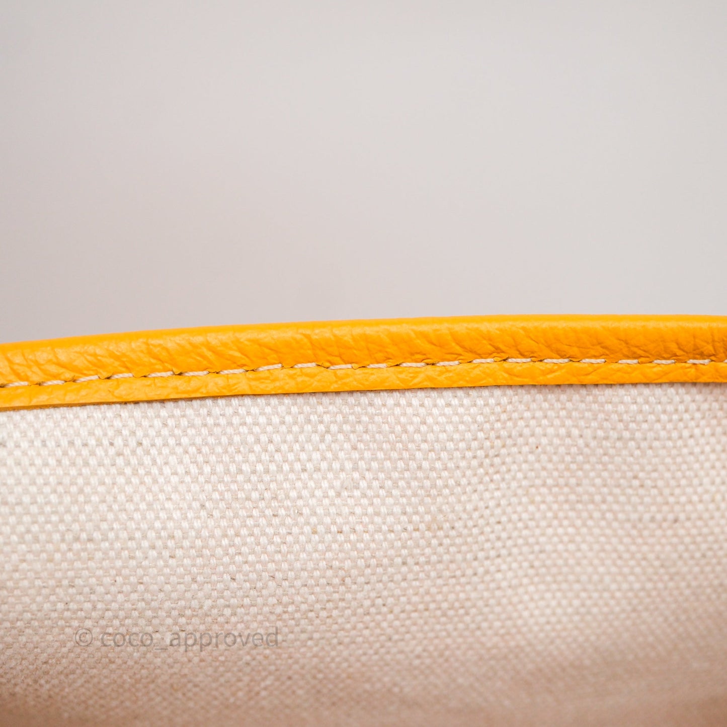 Goyard St. Louis GM Yellow Goyardine Canvas