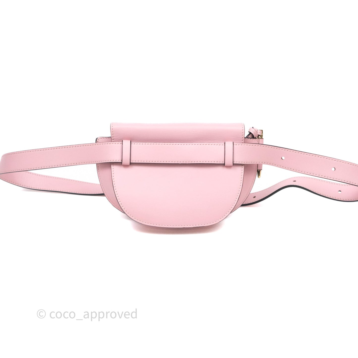 Loewe Mini Gate Belt Bag in Soft Calfskin Pink