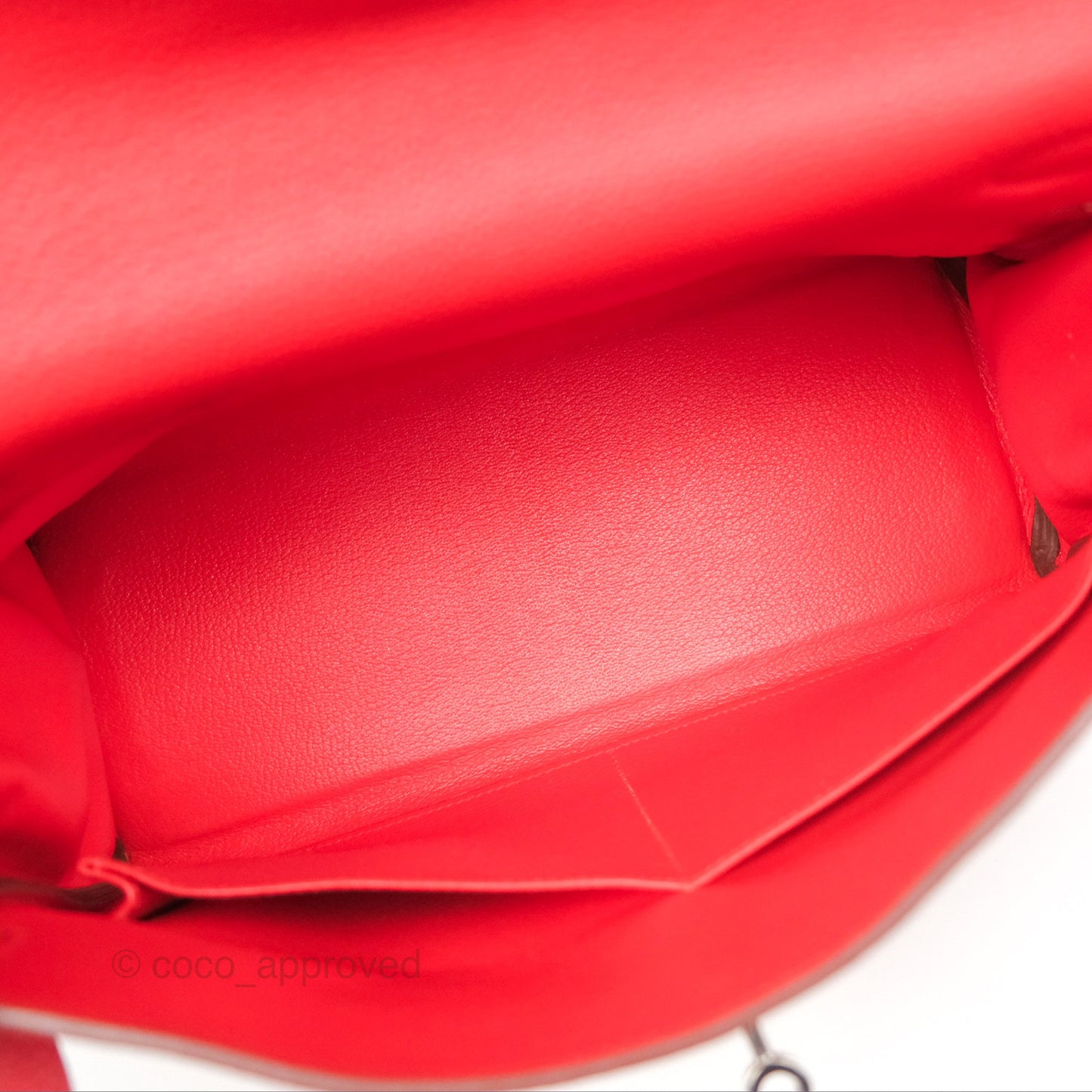 Hermès Kelly 32 Retourne Rose Jaipur Clemence Palladium Hardware