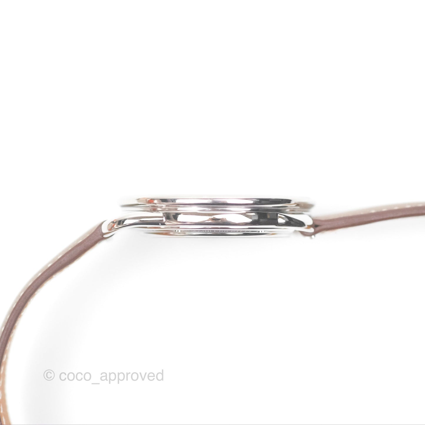 Hermès Montre Arceau Watch 40mm Etoupe Palladium Hardware