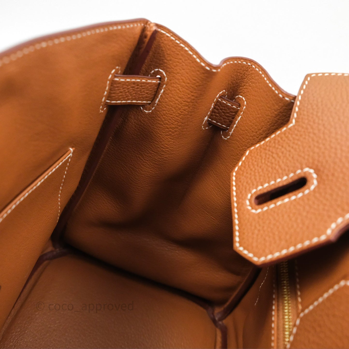 Hermès Birkin 30 Retourne Gold 37 Togo Gold Hardware