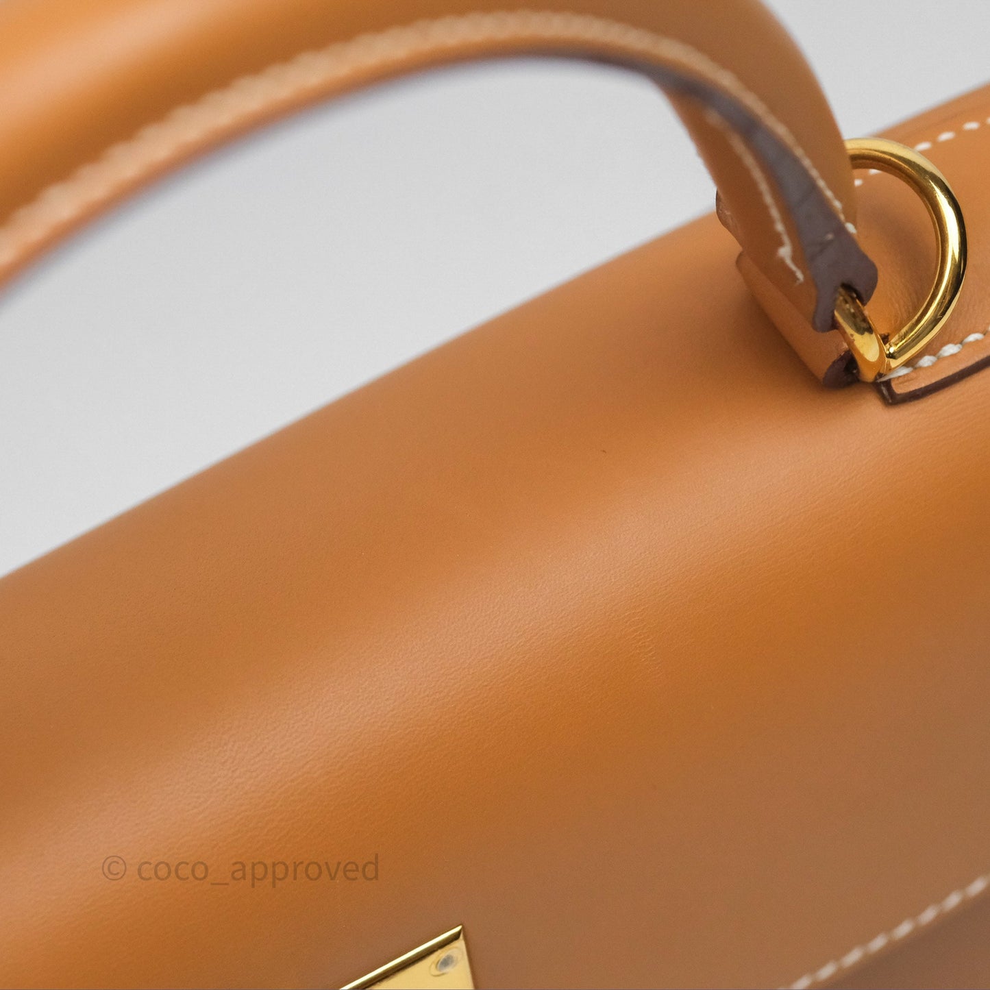 Hermès Kelly II 28 Sellier Gold 37 Chamonix Leather Gold Hardware
