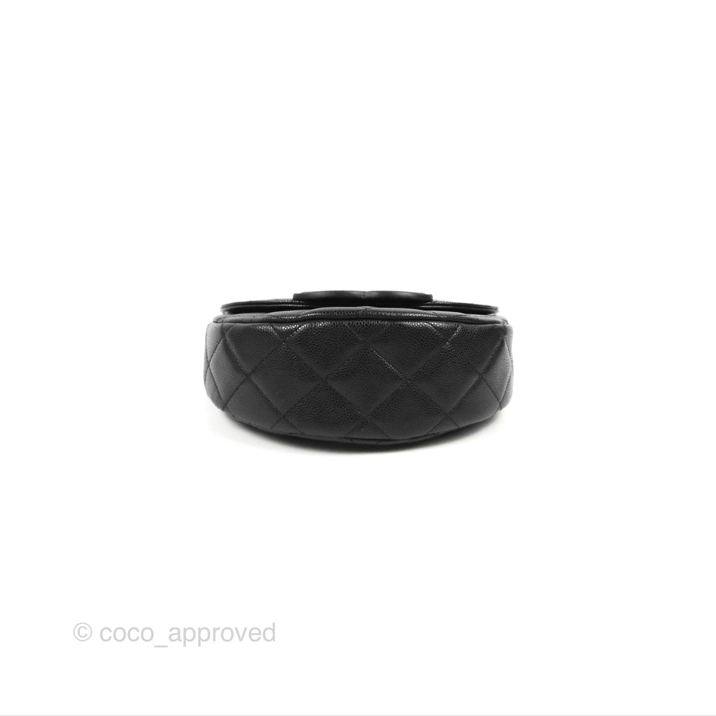 Chanel Mini Messenger Black Caviar Bag 23P