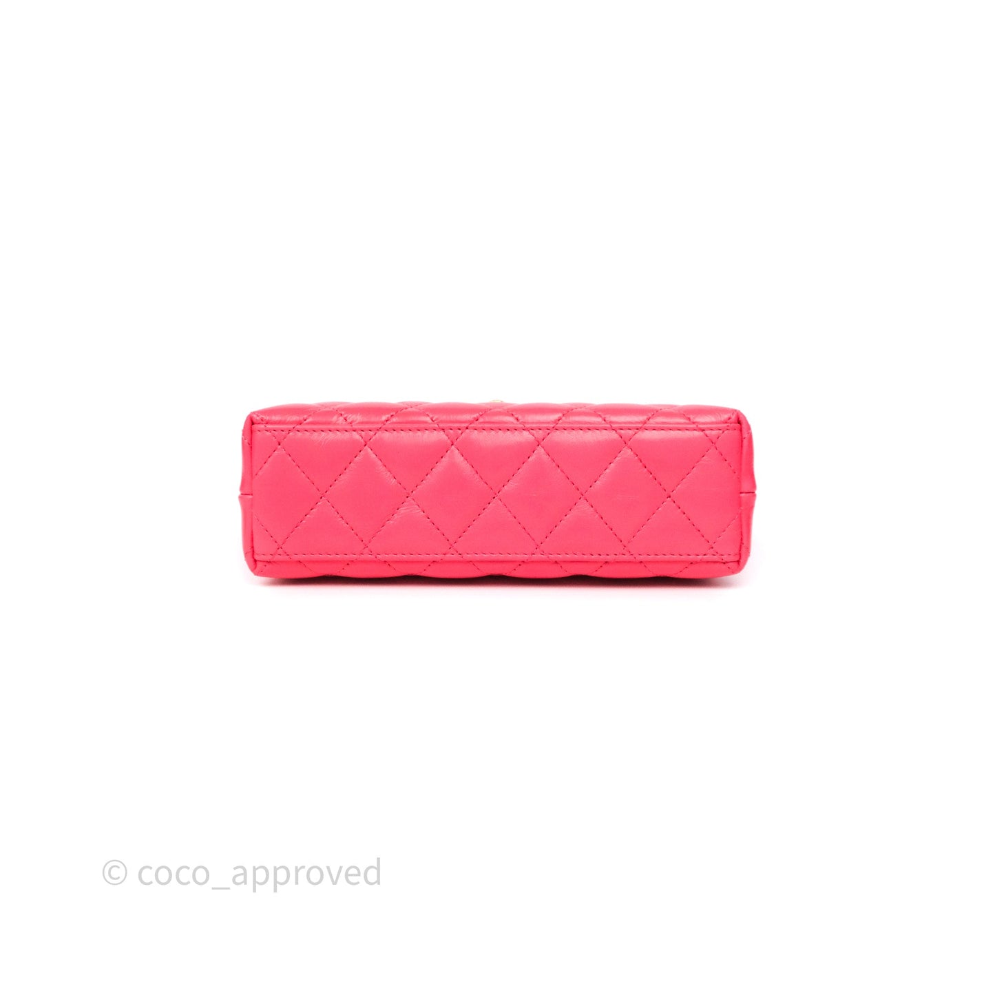 Chanel Kelly Bag Pink Shiny Calfskin Aged Gold Hardware