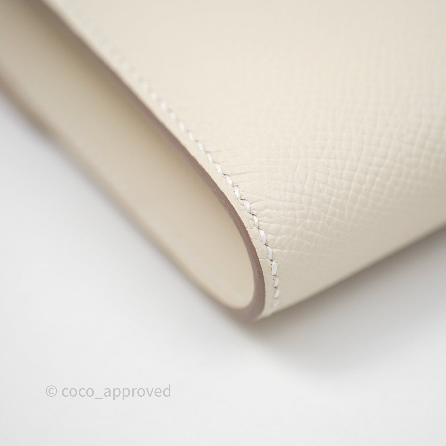 Hermès Constance To Go Wallet Craie 10 Epsom Palladium Hardware