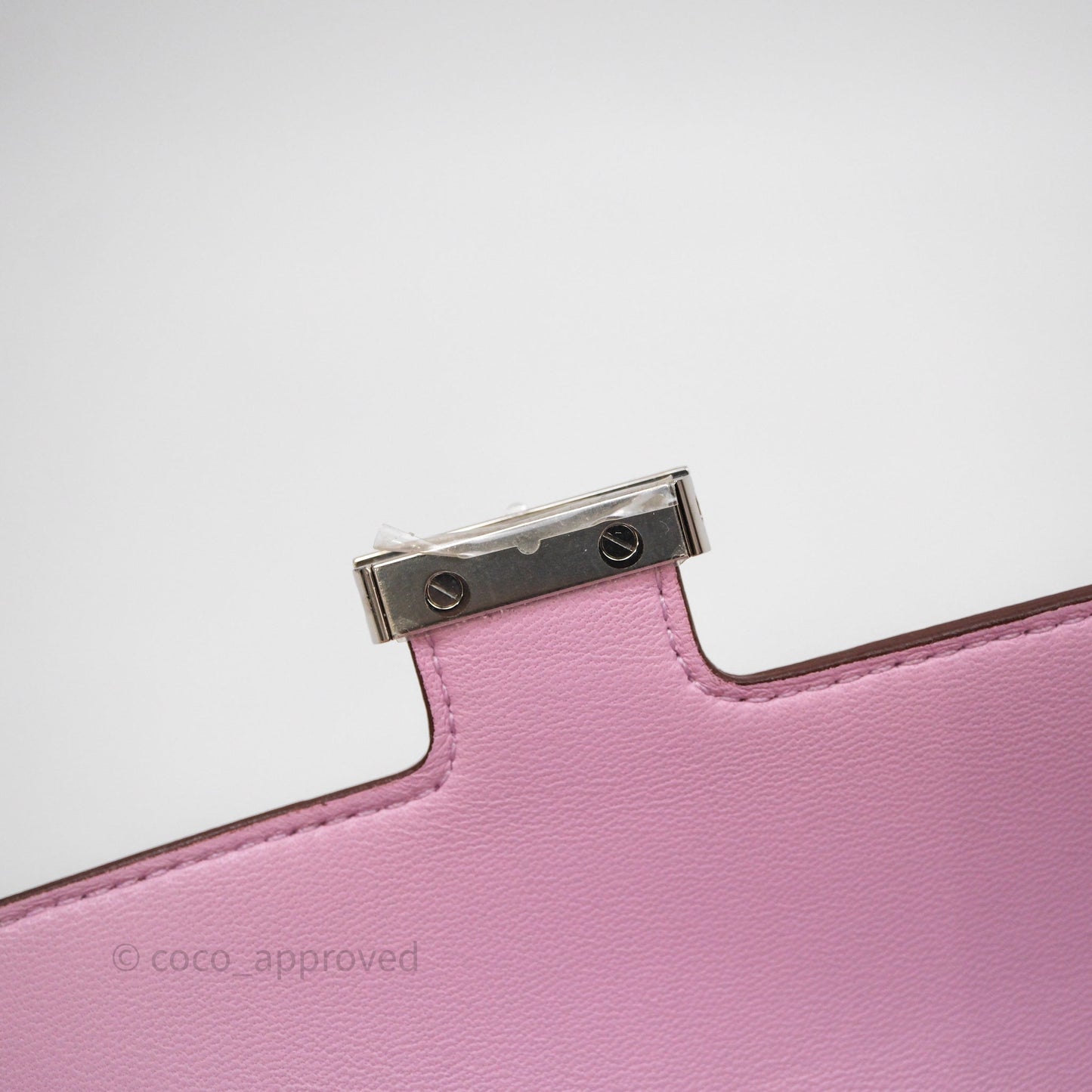 Hermès Constance To Go Wallet Mauve Sylvestre X9 Epsom Palladium hardware