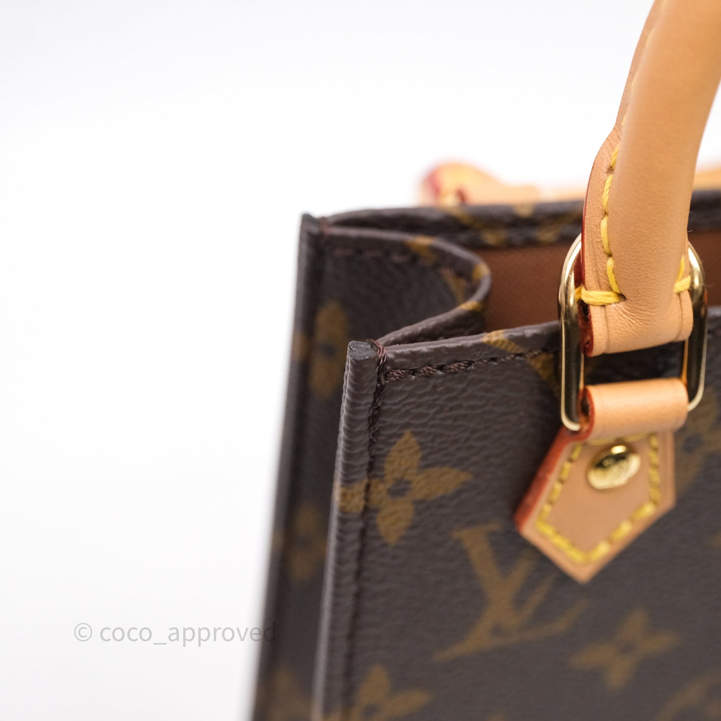 Louis Vuitton Petit Sac Plat Bag Monogram Canvas