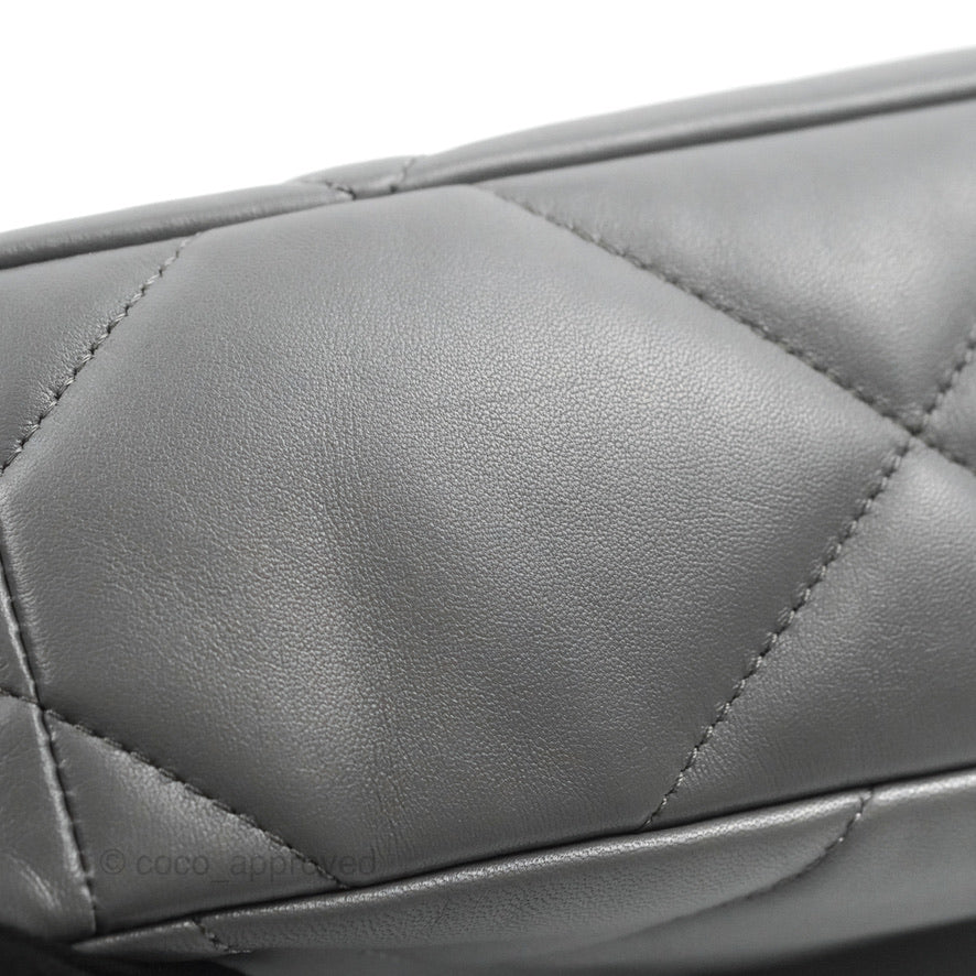 Chanel 19 Small Dark Grey Lambskin Mixed Hardware
