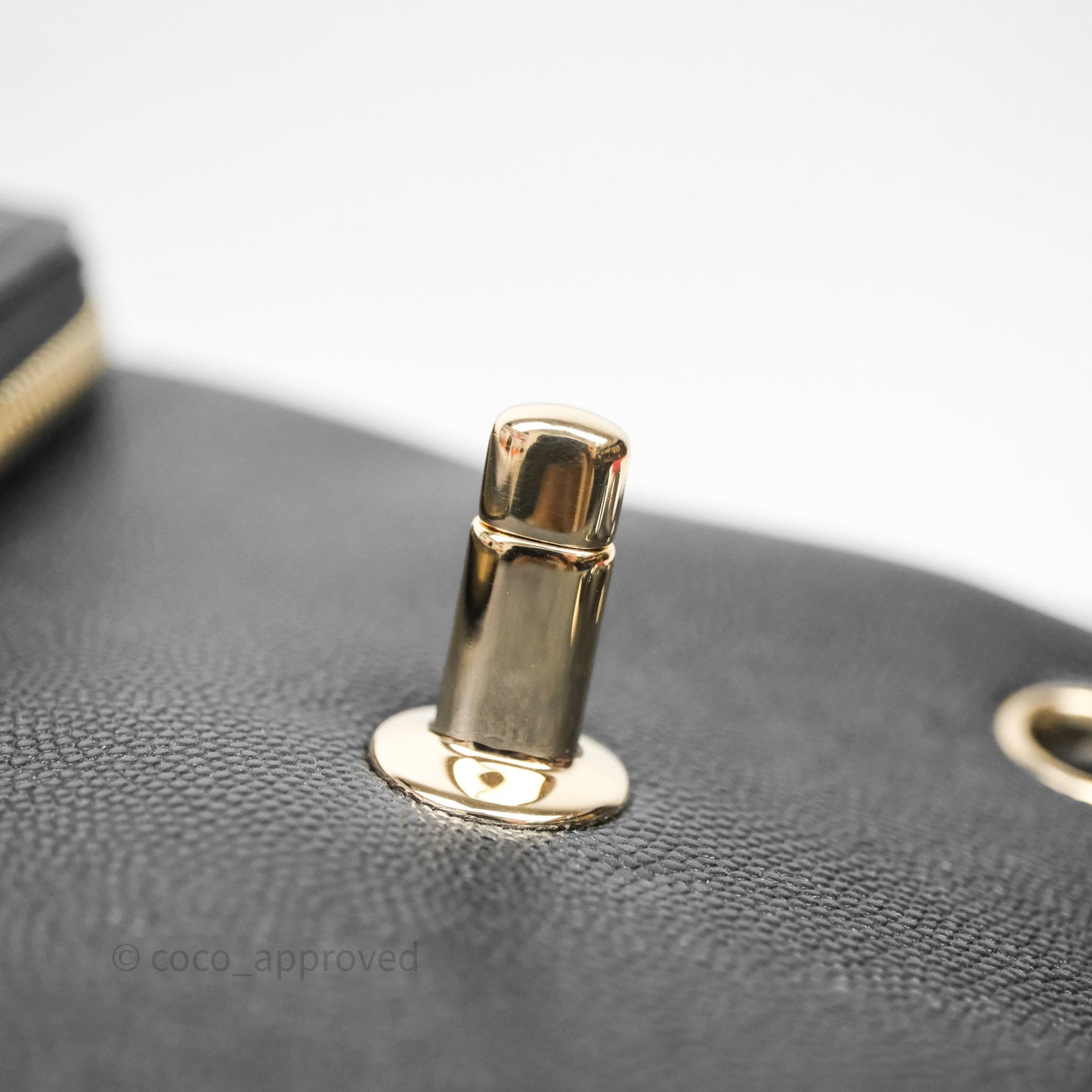 Chanel Quilted Business Affinity Backpack Black Caviar Gold Hardware