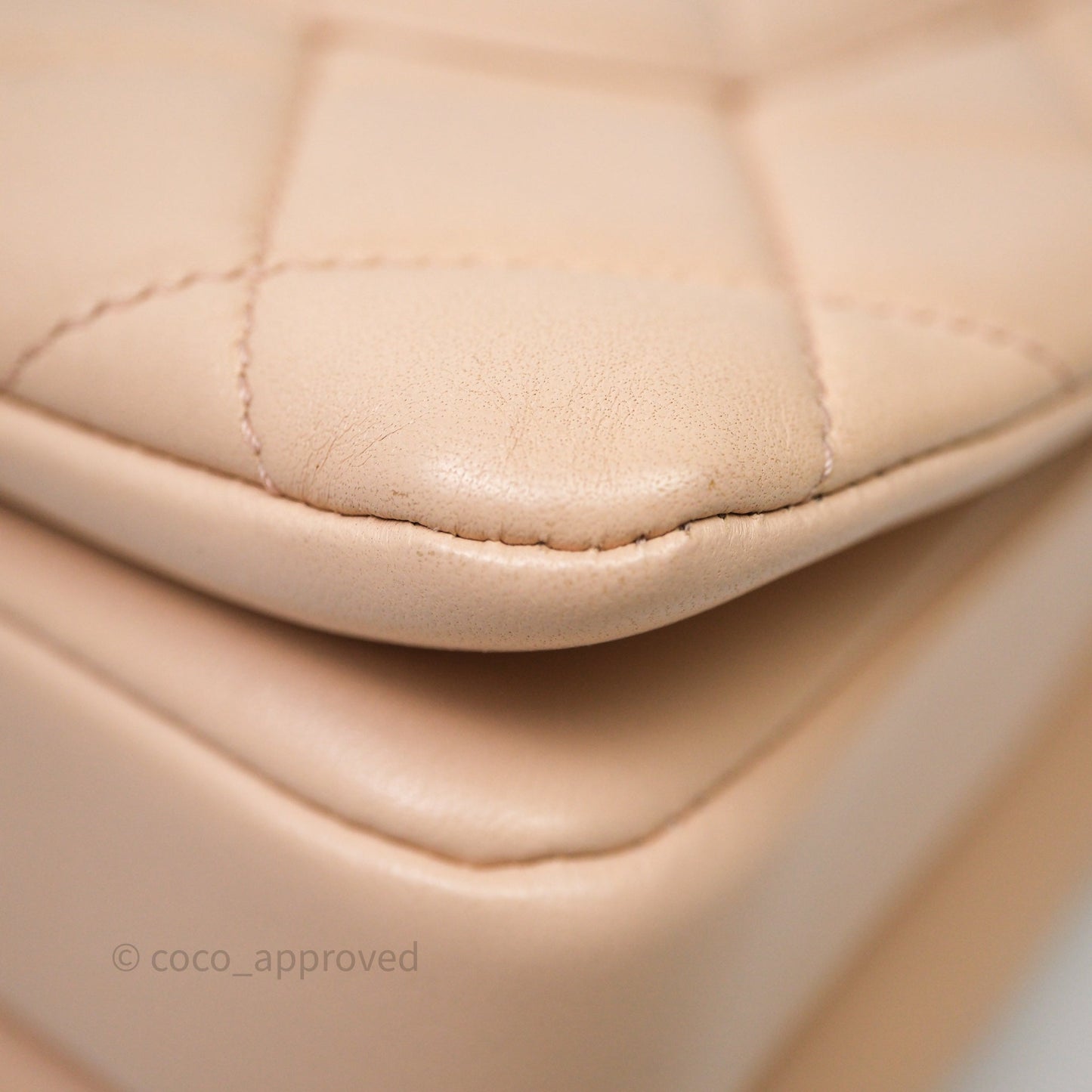 Chanel Small Trendy CC Beige Lambskin Gold Hardware