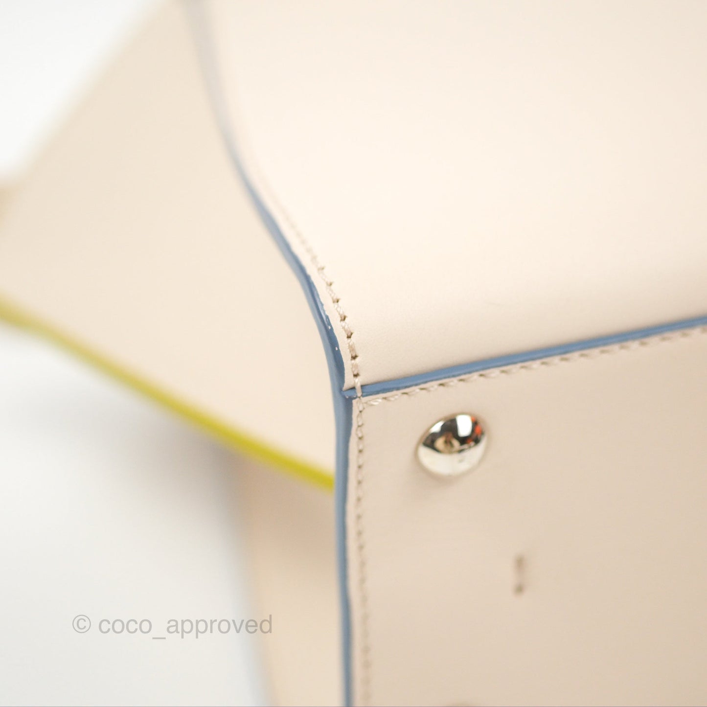 Fendi Petite 3Jours Bag Light Grey Calfskin