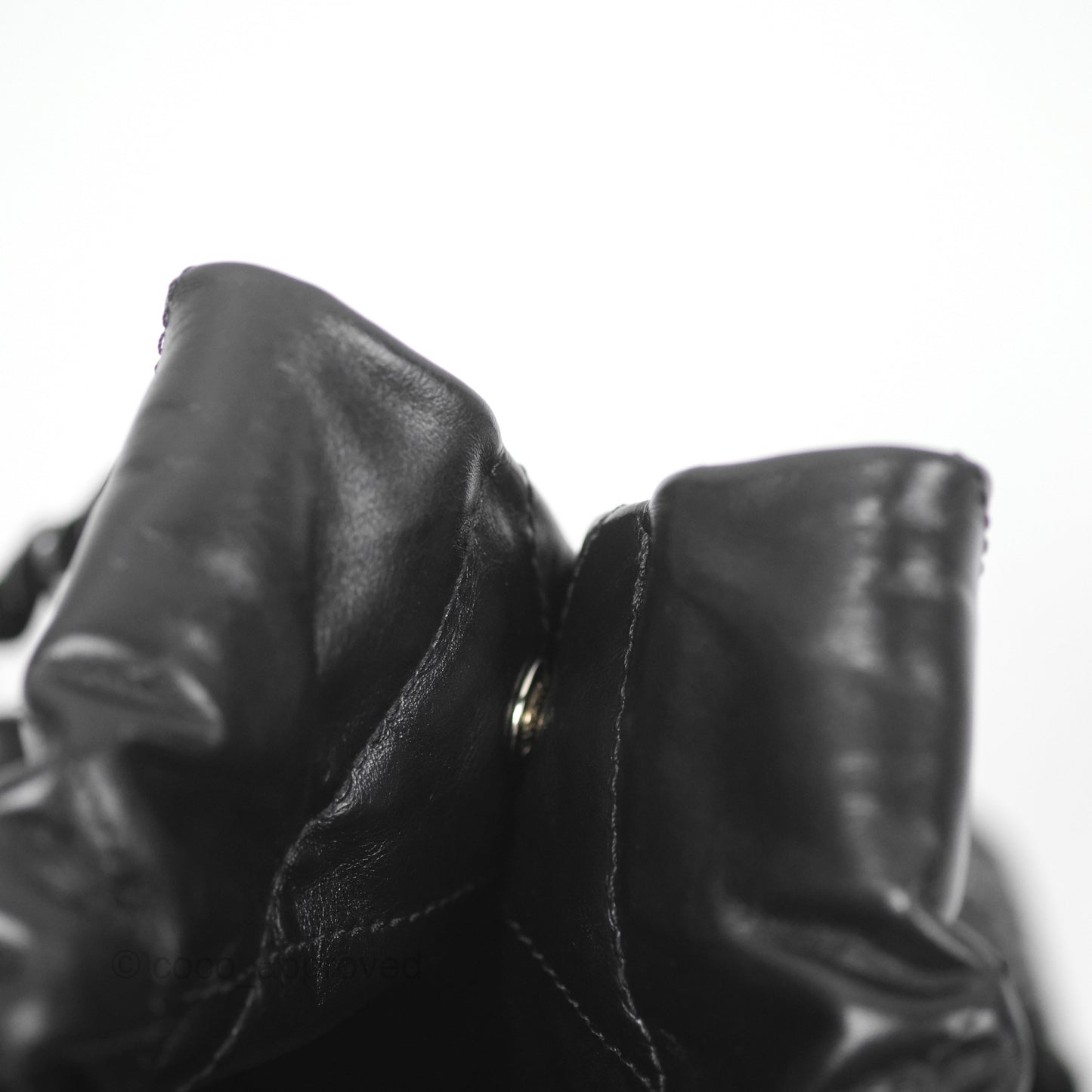 Chanel 22 Small Black Calfskin So Black Hardware