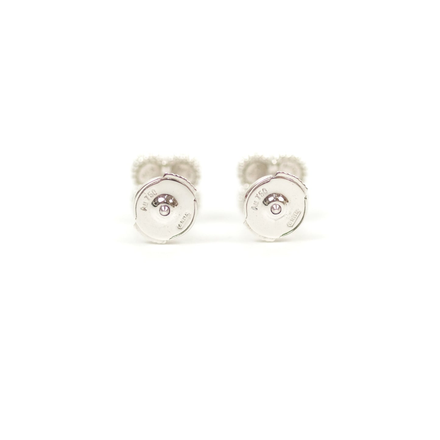Van Cleef & Arpels Sweet Alhambra Earrings White Mother-of-pearl White Gold
