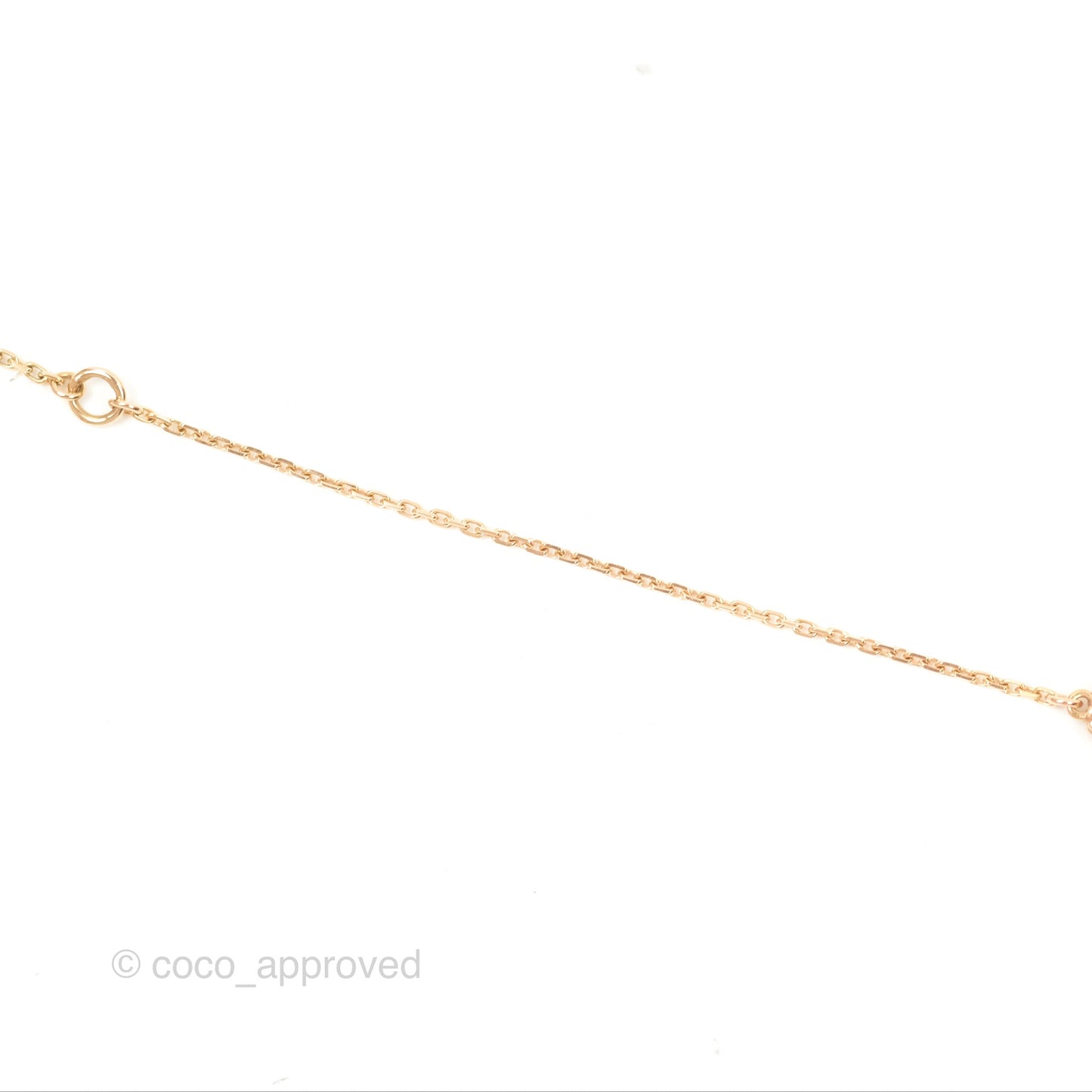 Van Cleef & Arpels Sweet Alhambra Bracelet Rose Gold Red Carnelian