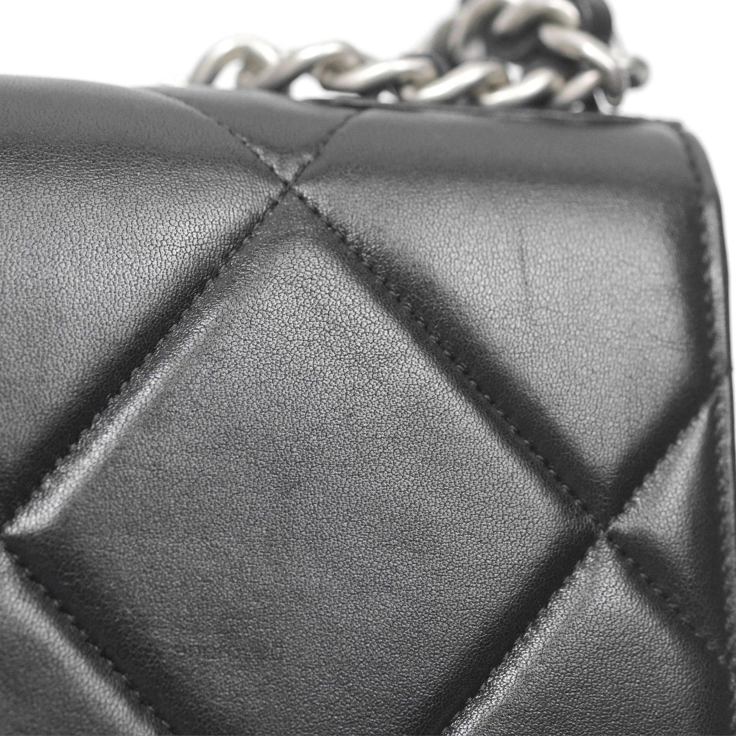 Chanel 19 Wallet on Chain WOC Black Mixed Hardware