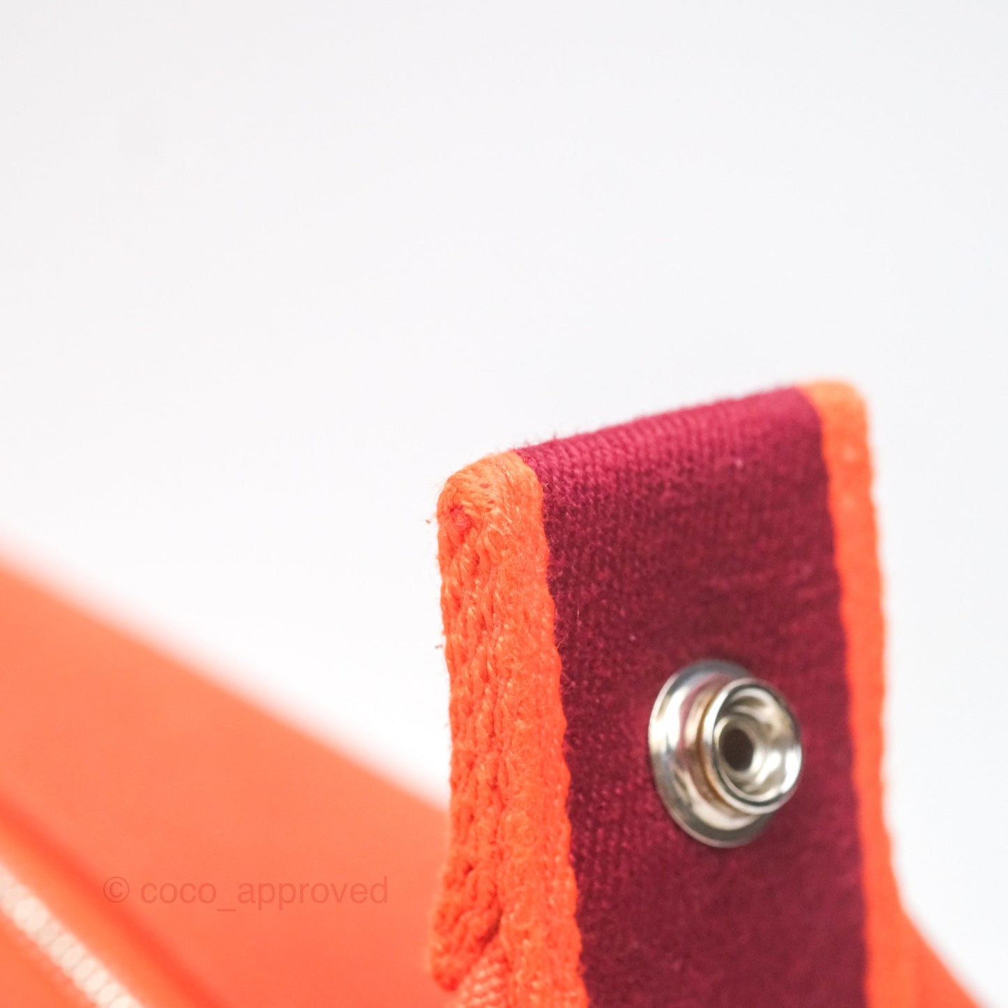 Hermès Small Bride-A-Brac Orange Feu Canvas