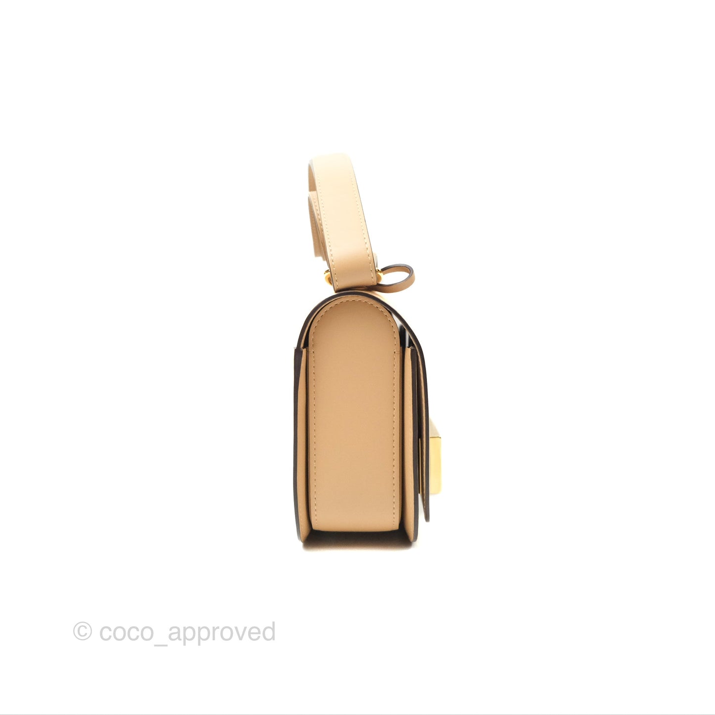 Delvaux Lingot Bag Latte Olen Calfskin