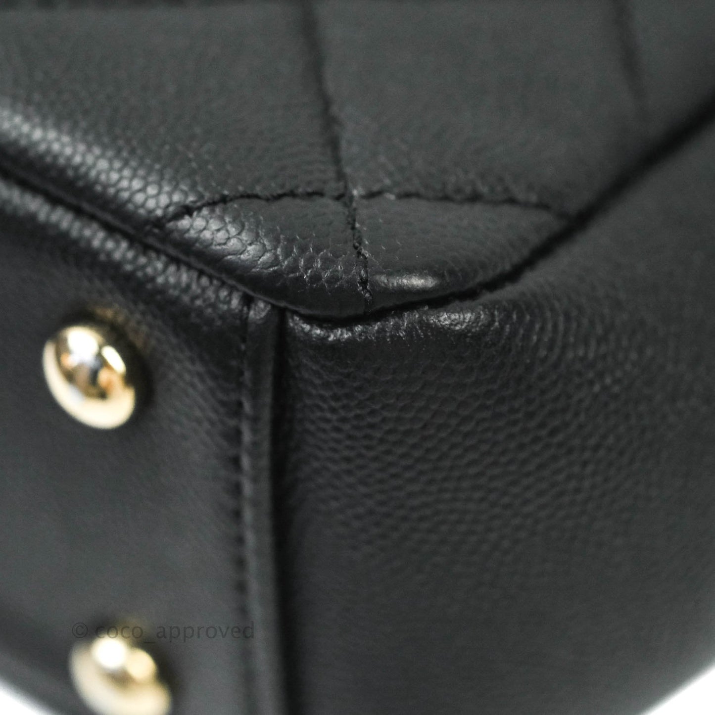Chanel Quilted Small Business Affinity Flap Black Caviar Gold Hardware