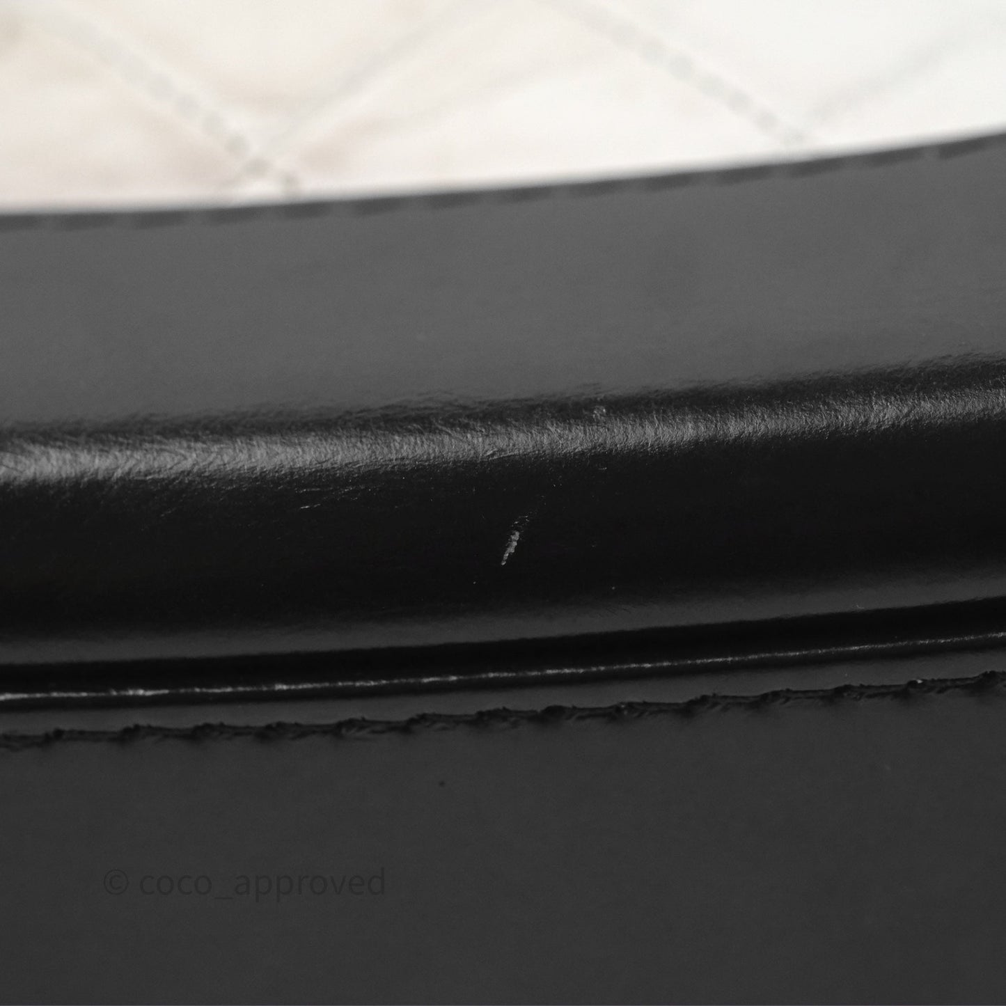 Chanel Small Gabrielle Hobo Quilted Black White Aged Calfskin